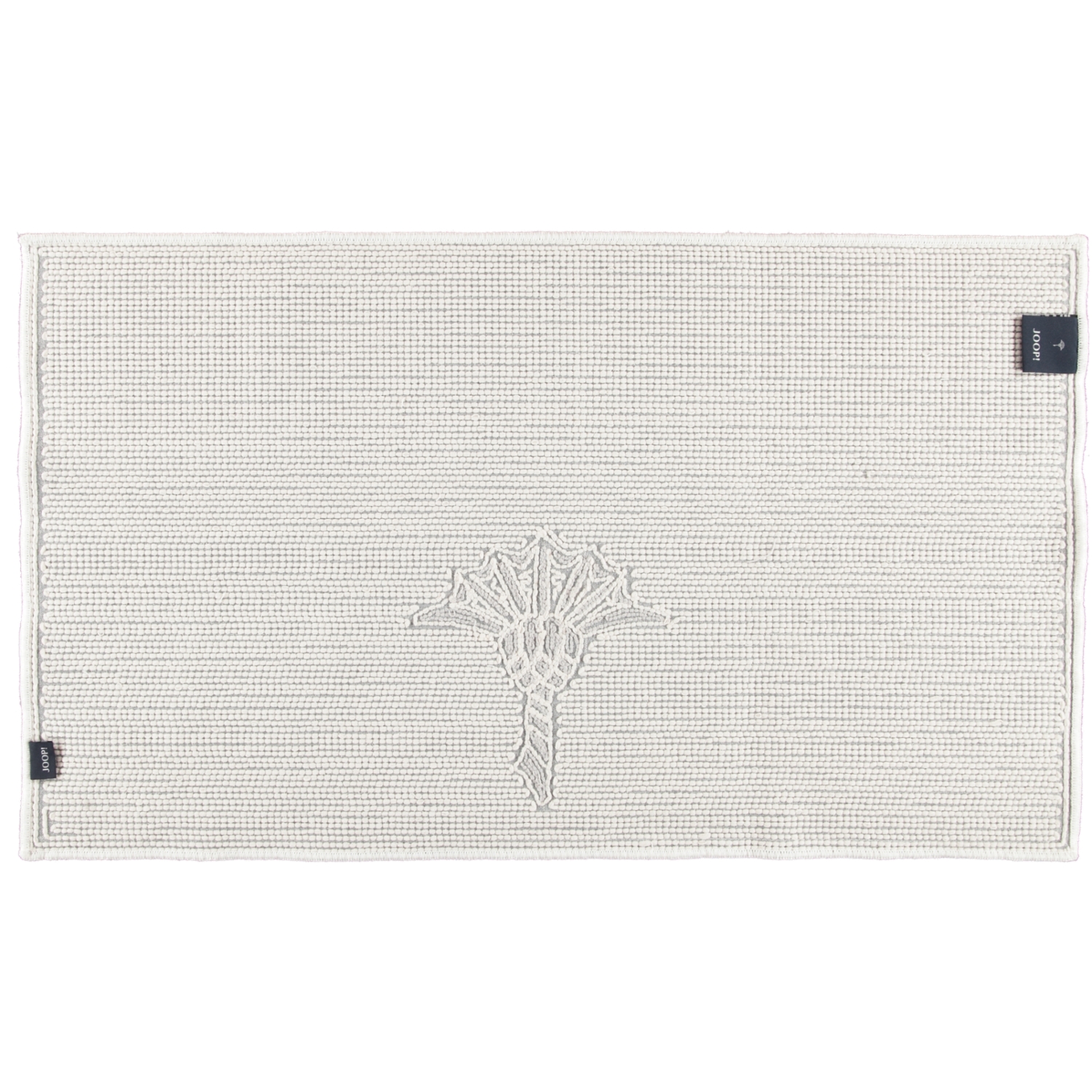 JOOP! Badteppich Cornflower 65 - Farbe: Weiß - 001 - 70x120 cm