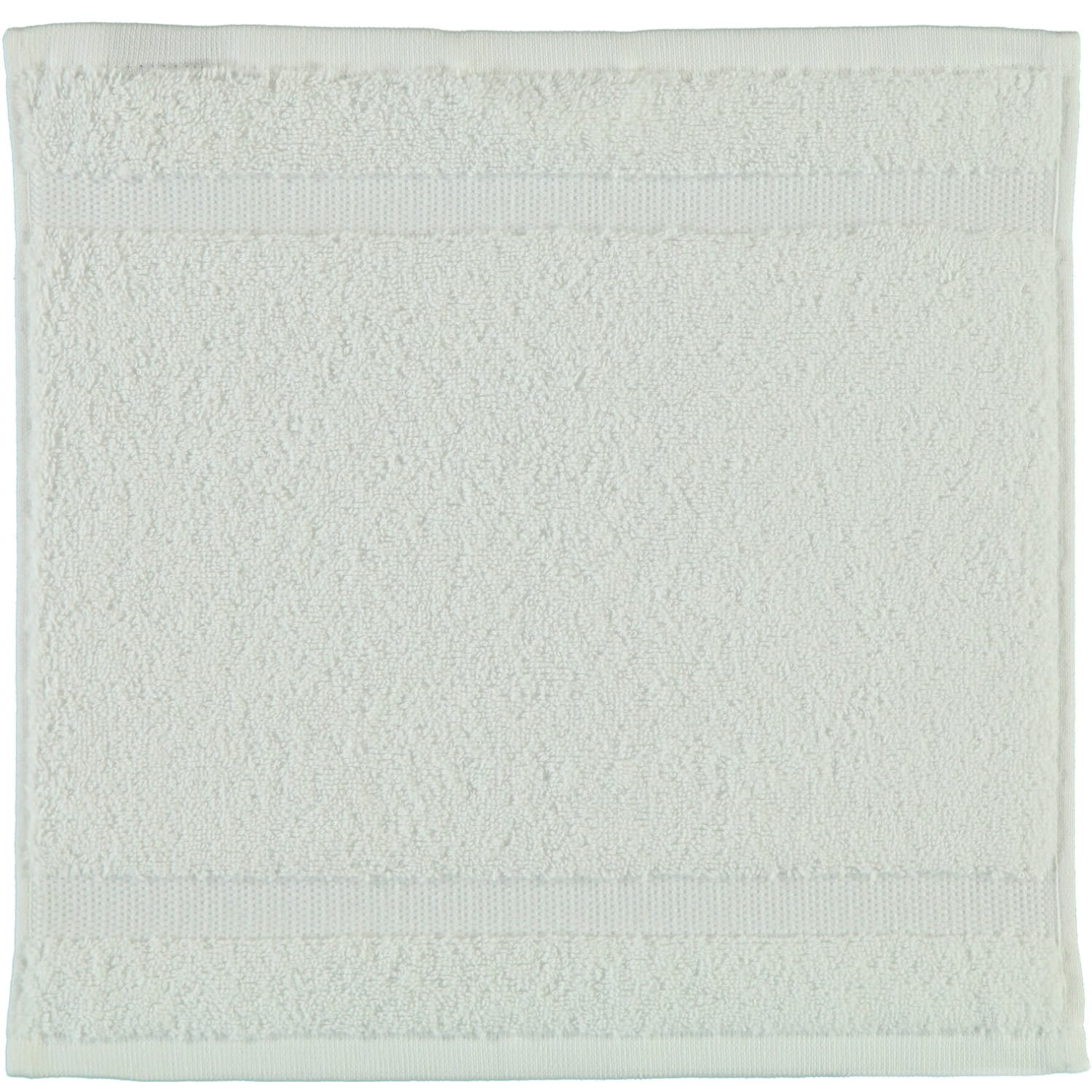 Rhomtuft - Handtücher Princess - Farbe: weiss - 01 - Seiflappen 30x30 cm