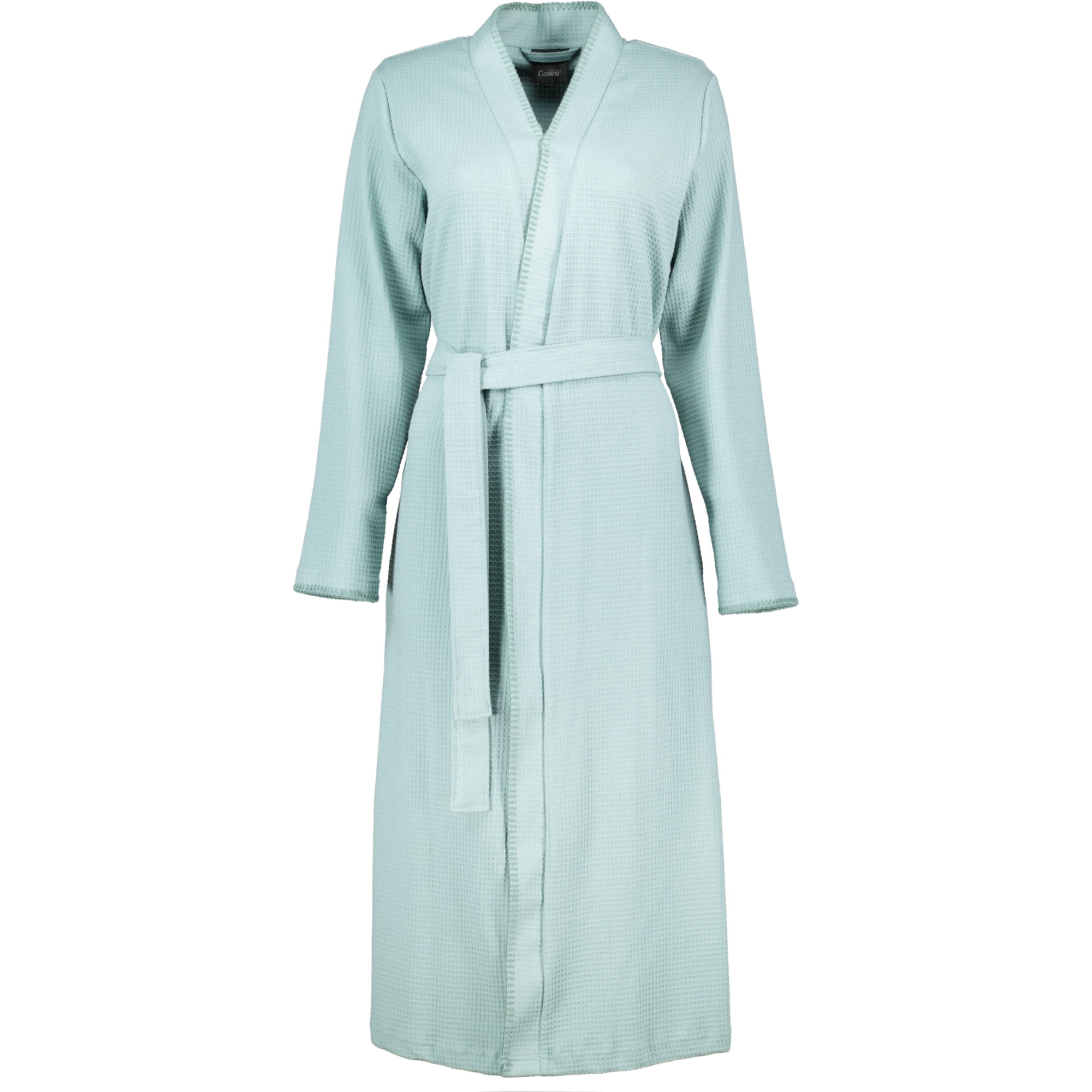 Cawö Home Bademäntel Damen Kimono Pique 812 salbei - 44