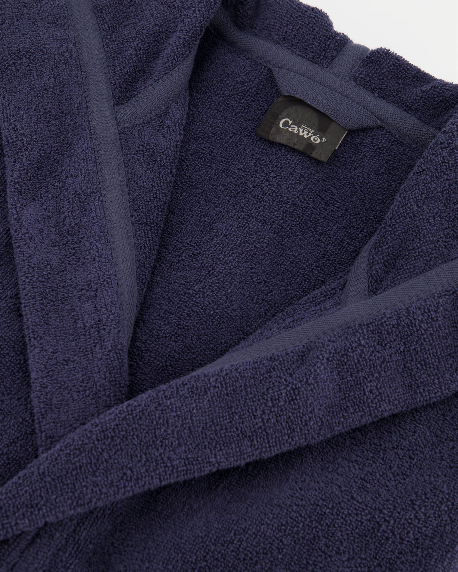 Cawö Home Bademäntel Herren bis 5XL Kapuze Classic 842 - Farbe: blau - 17
