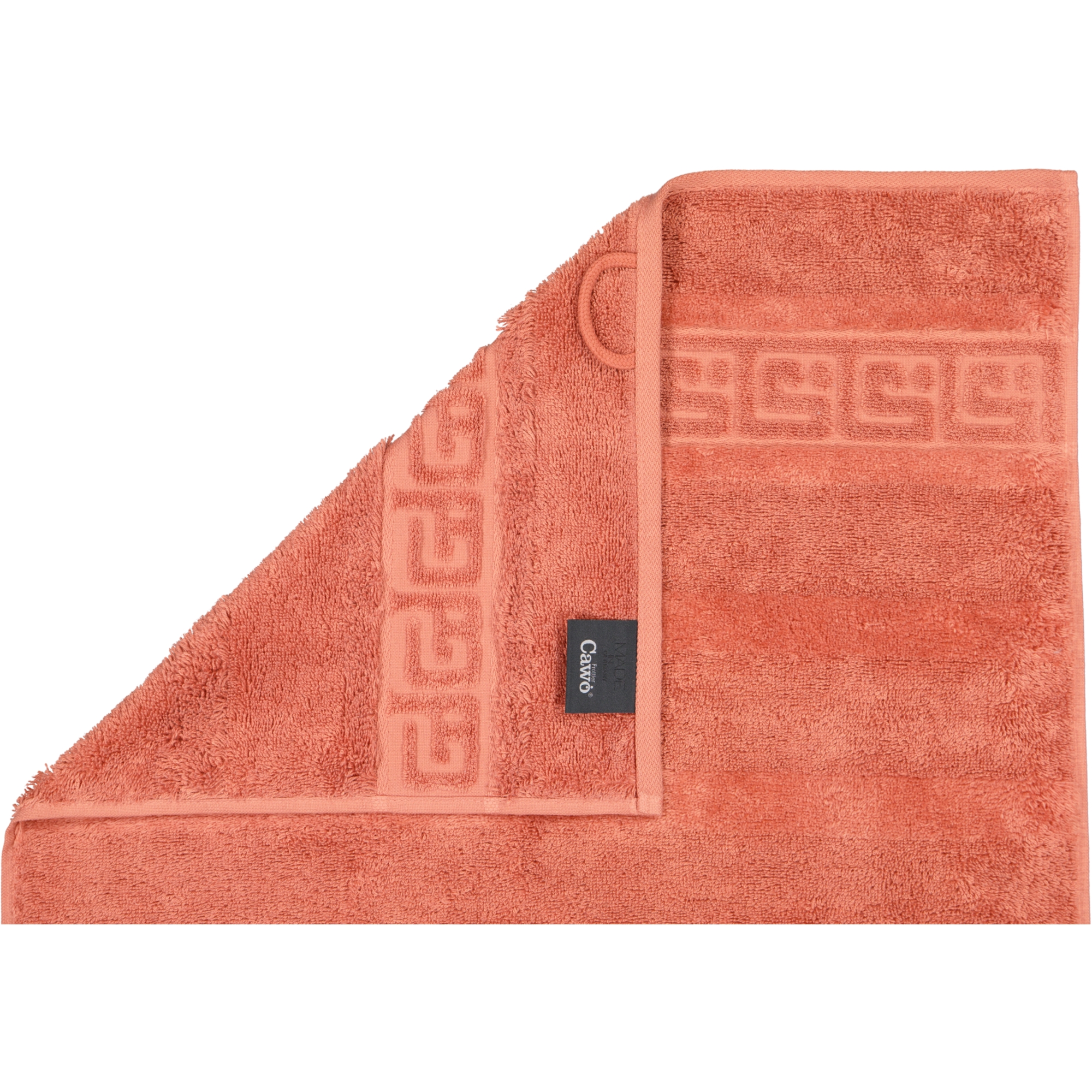 Cawö Handtücher Noblesse Uni 1001 brick - 387 - Duschtuch 80x160 cm