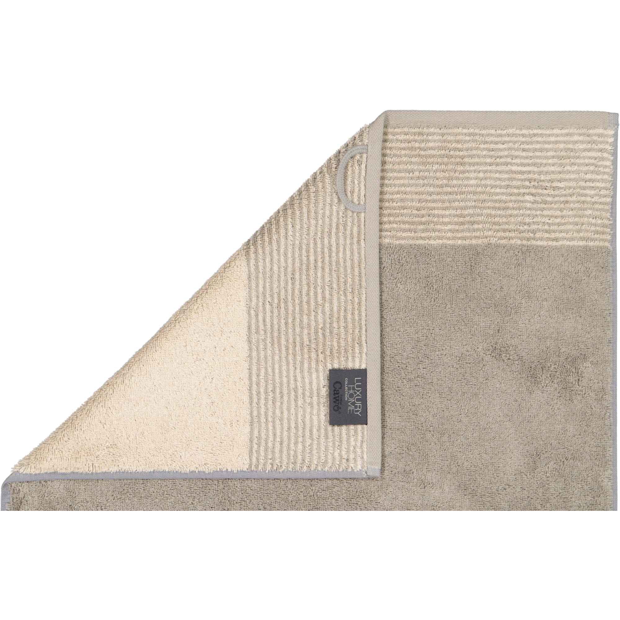 Cawö - Luxury Home Two-Tone 590 - Farbe: graphit - 70 - Seiflappen 30x30 cm