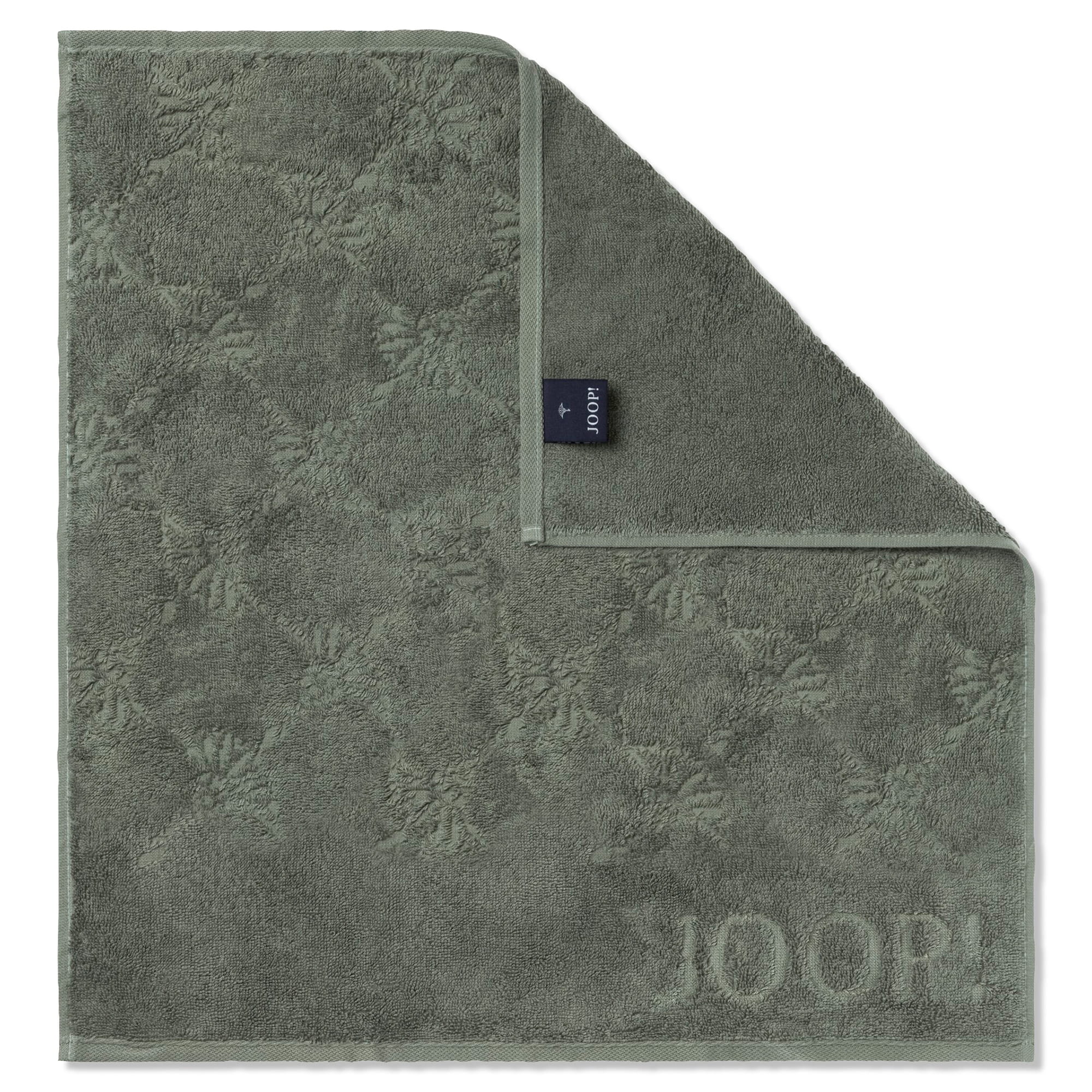 JOOP! Küchenhandtücher Cuisine Cornflower 1702 Oliv - 497 - 50x50 cm