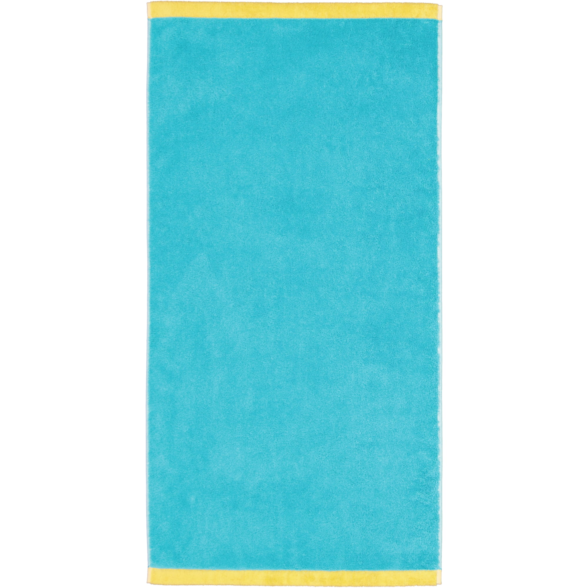 Cawö Handtücher Lifestyle Splash 7071 türkis/apricot - 15 - Handtuch 50x100 cm