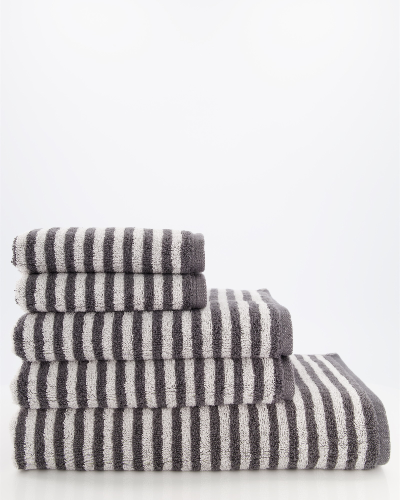 Cawö - Campus Ringel 955 - Farbe: anthrazit - 77 - Duschtuch 70x140 cm