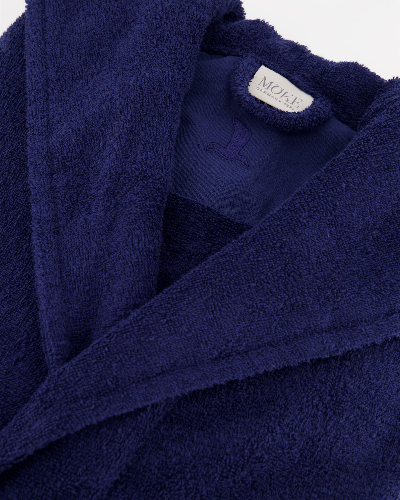 Möve Bademäntel unisex Kapuze Superwuschel deep sea - 596 - L