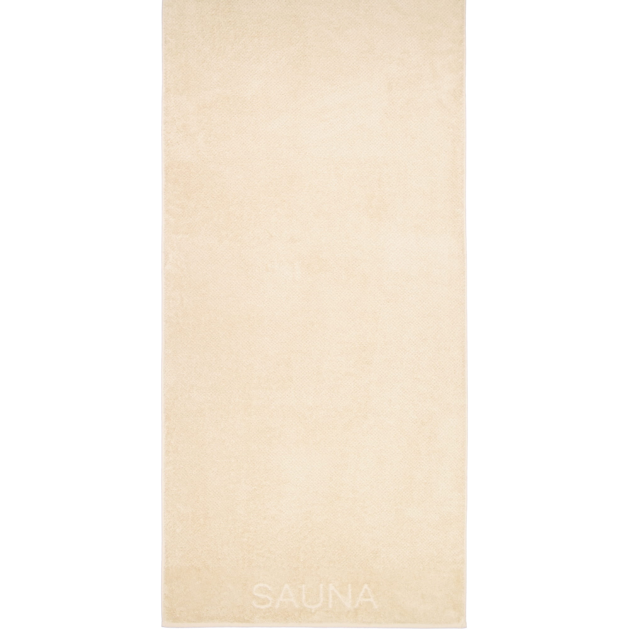 Cawö Saunatücher Pure 6501 beige - 370 - 80x200 cm