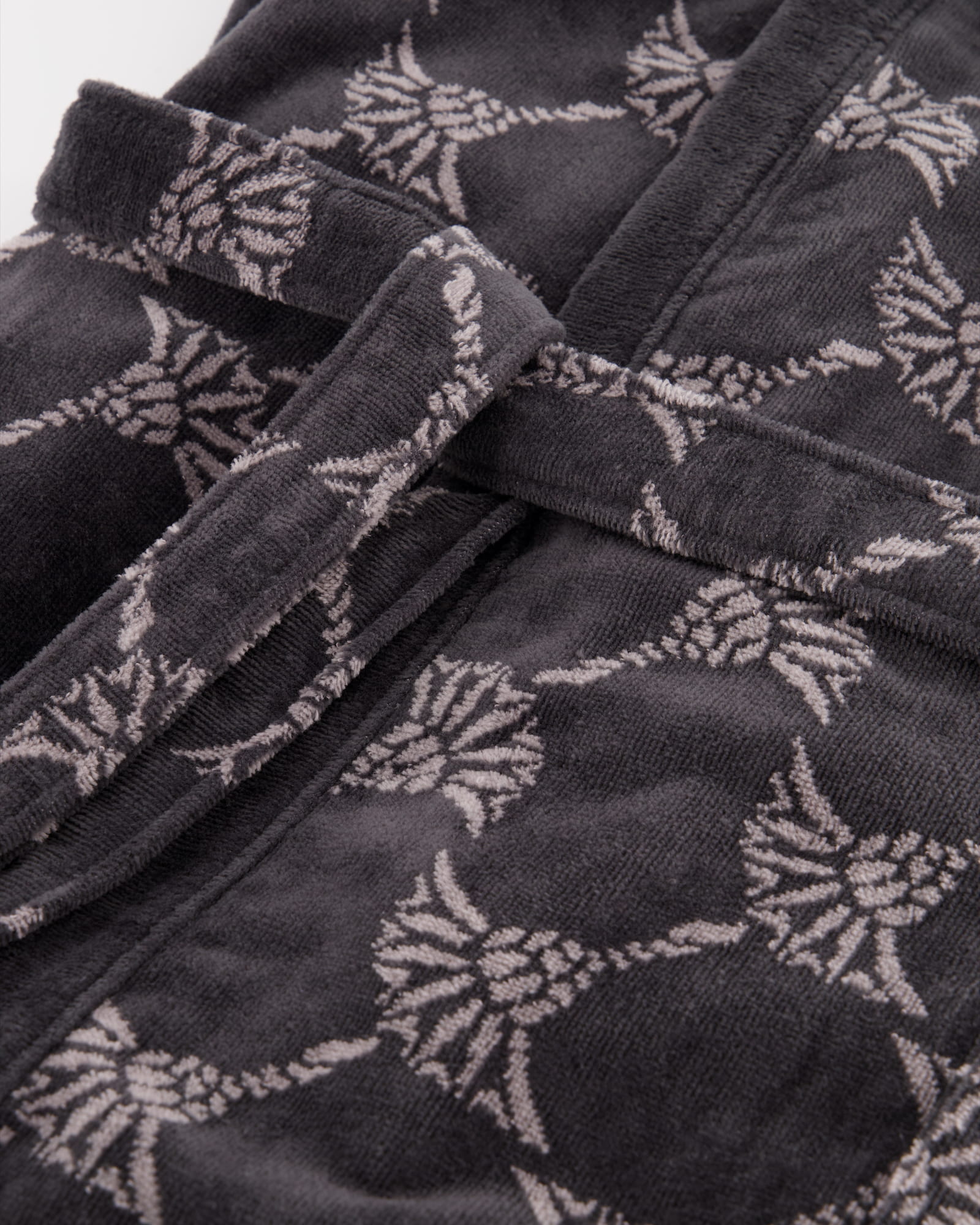 JOOP! Bademäntel Damen Schalkragen Cornflower 1645 anthrazit - 77