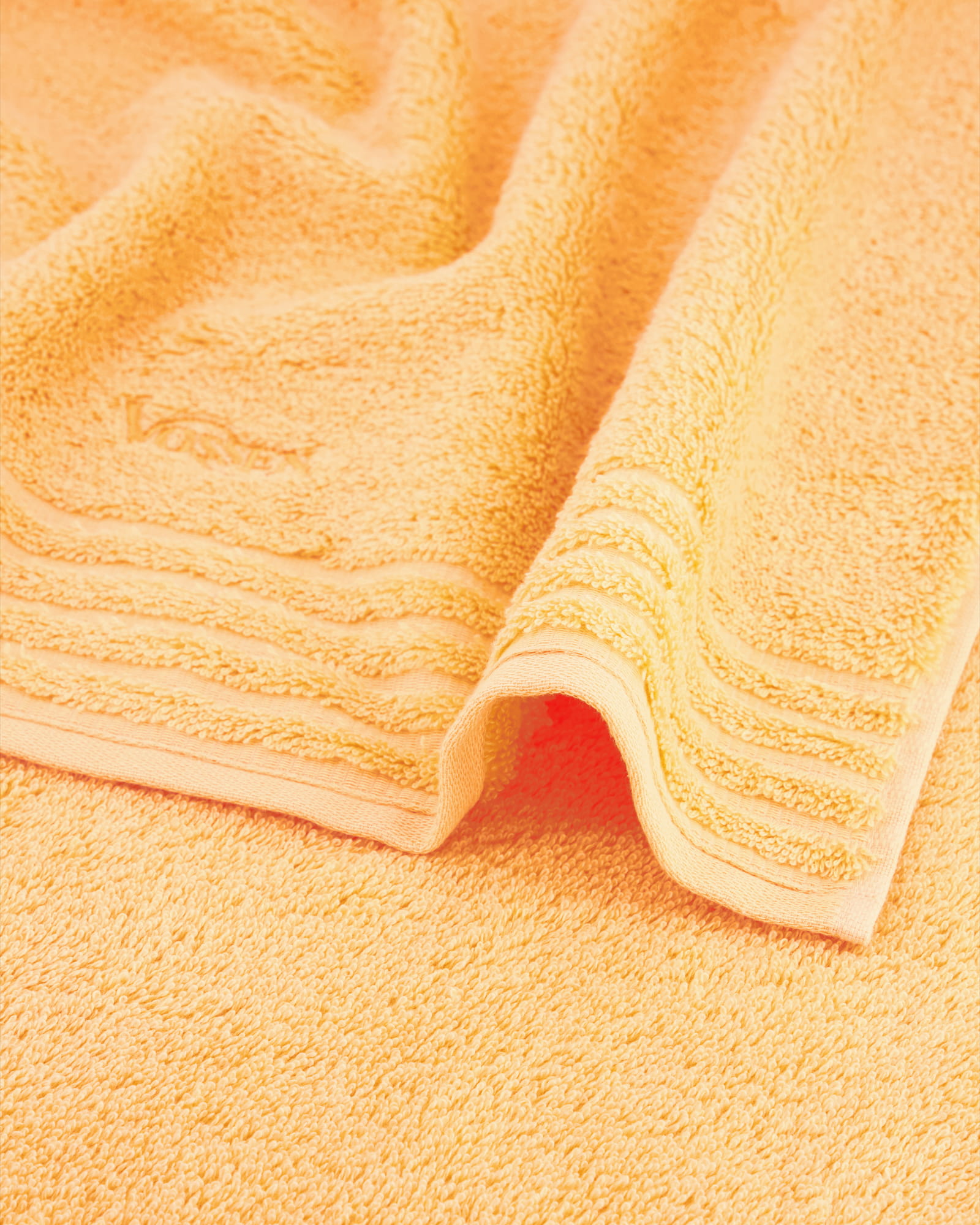 Vossen Handtücher Vienna Style Supersoft apricot - 2200 - Waschhandschuh 16x22 cm