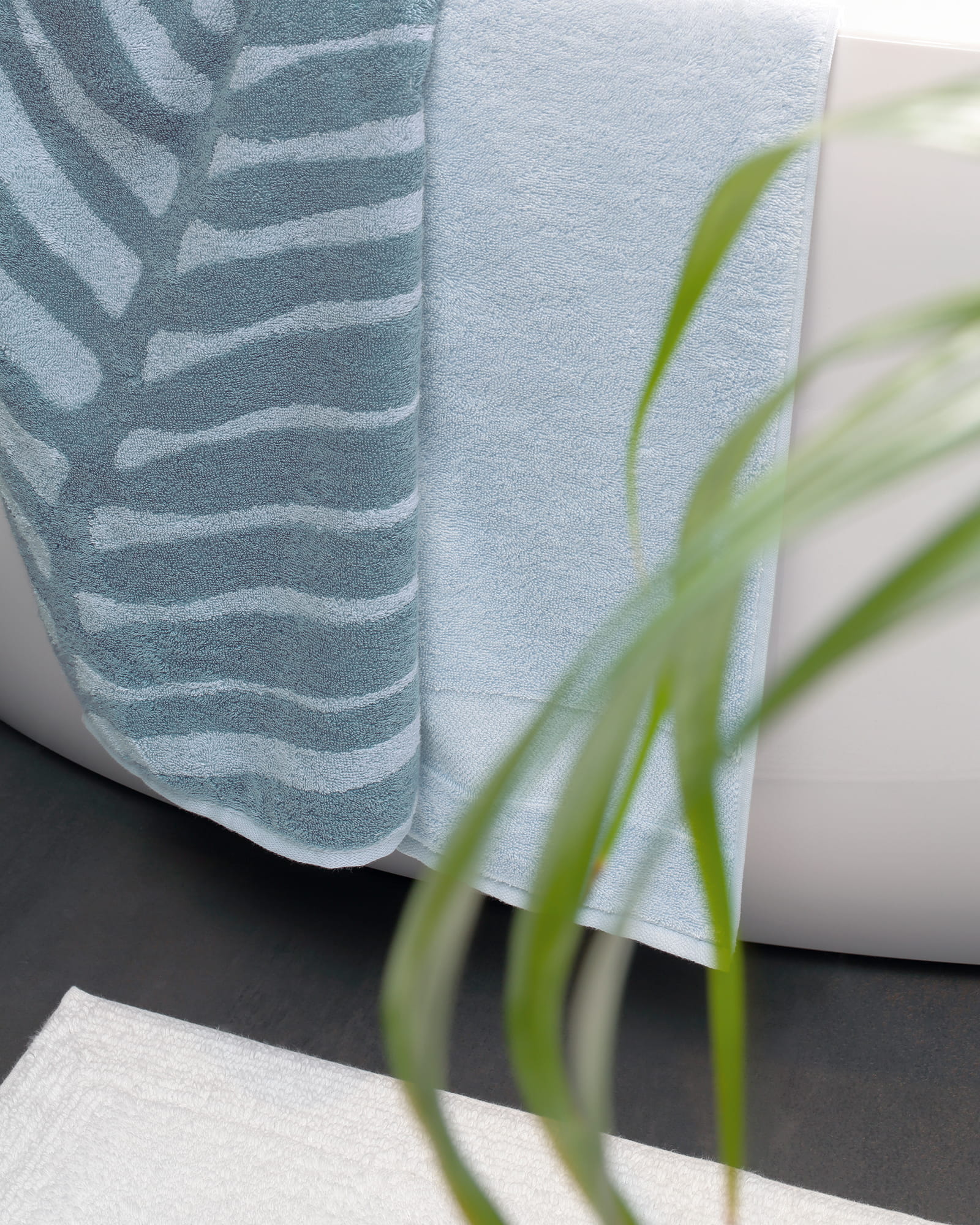 Villeroy & Boch Handtücher Coordinates Leaf 2558 - Farbe: fog - 11