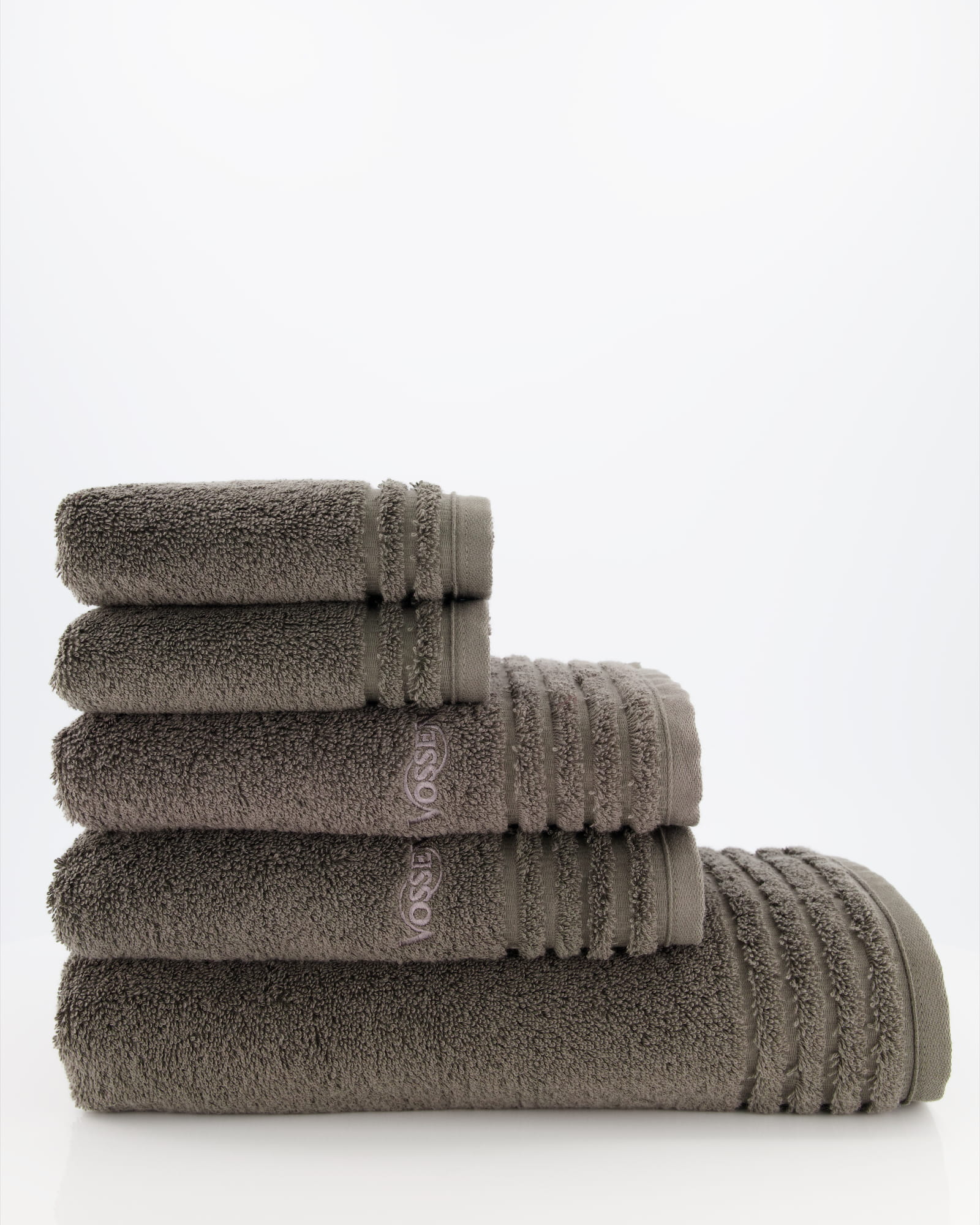 Vossen Handtücher Vienna Style Supersoft slate grey - 7420 - Seiflappen 30x30 cm