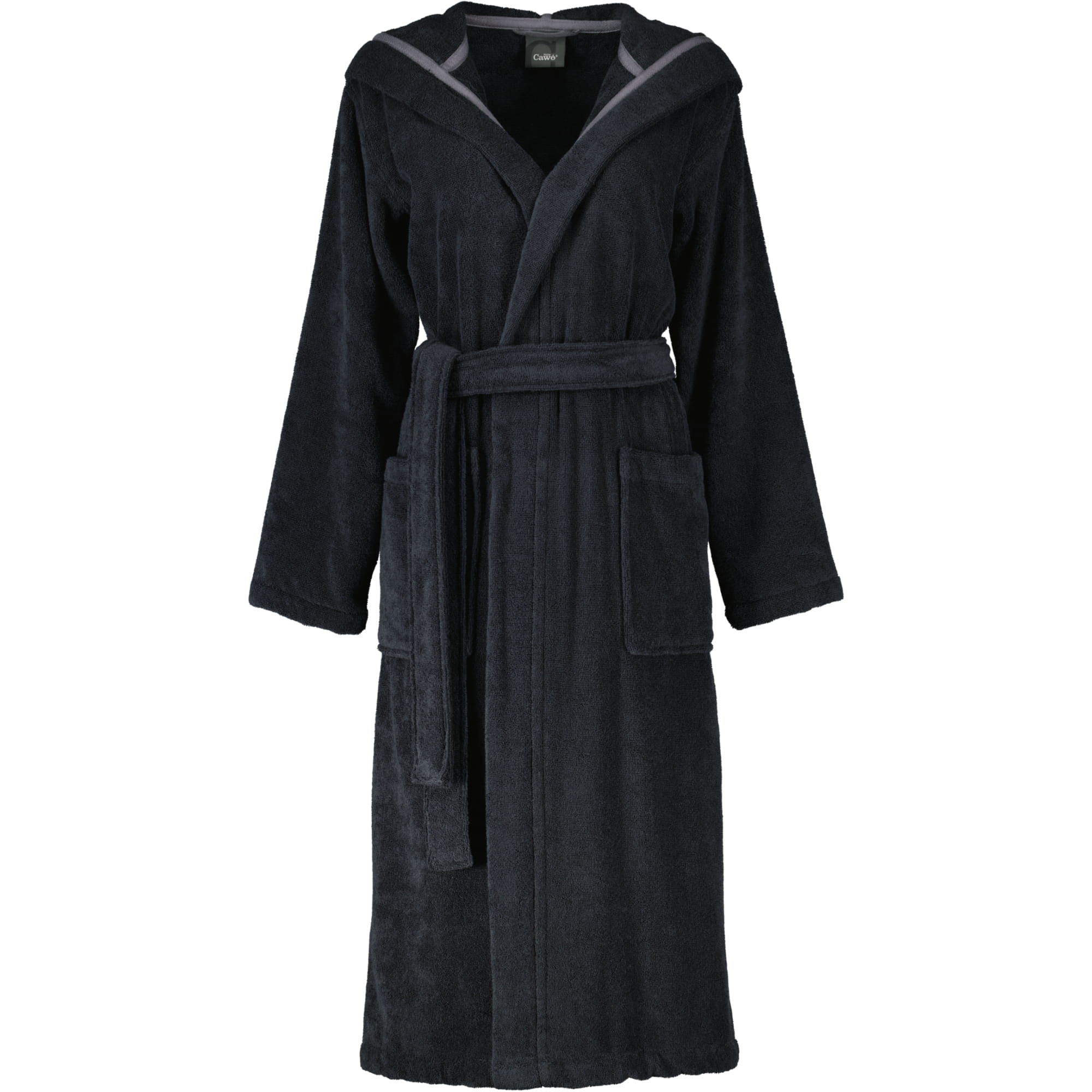Cawö Home Bademäntel Damen Kapuze Luxury Basics Kapuze 827 lava - 97