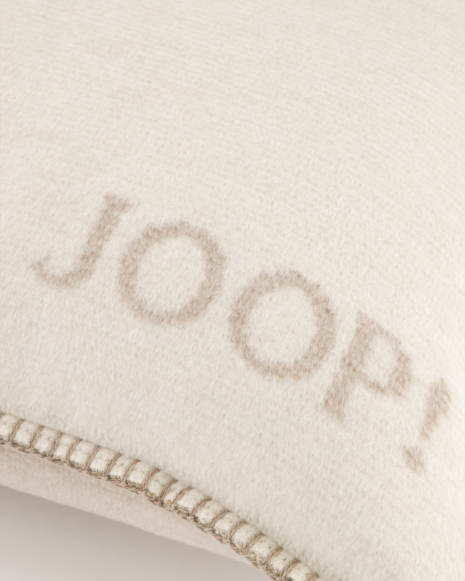 JOOP! Kissenhülle Melange-Doubleface - Größe: 50x50 cm - Farbe: Natur-Sand