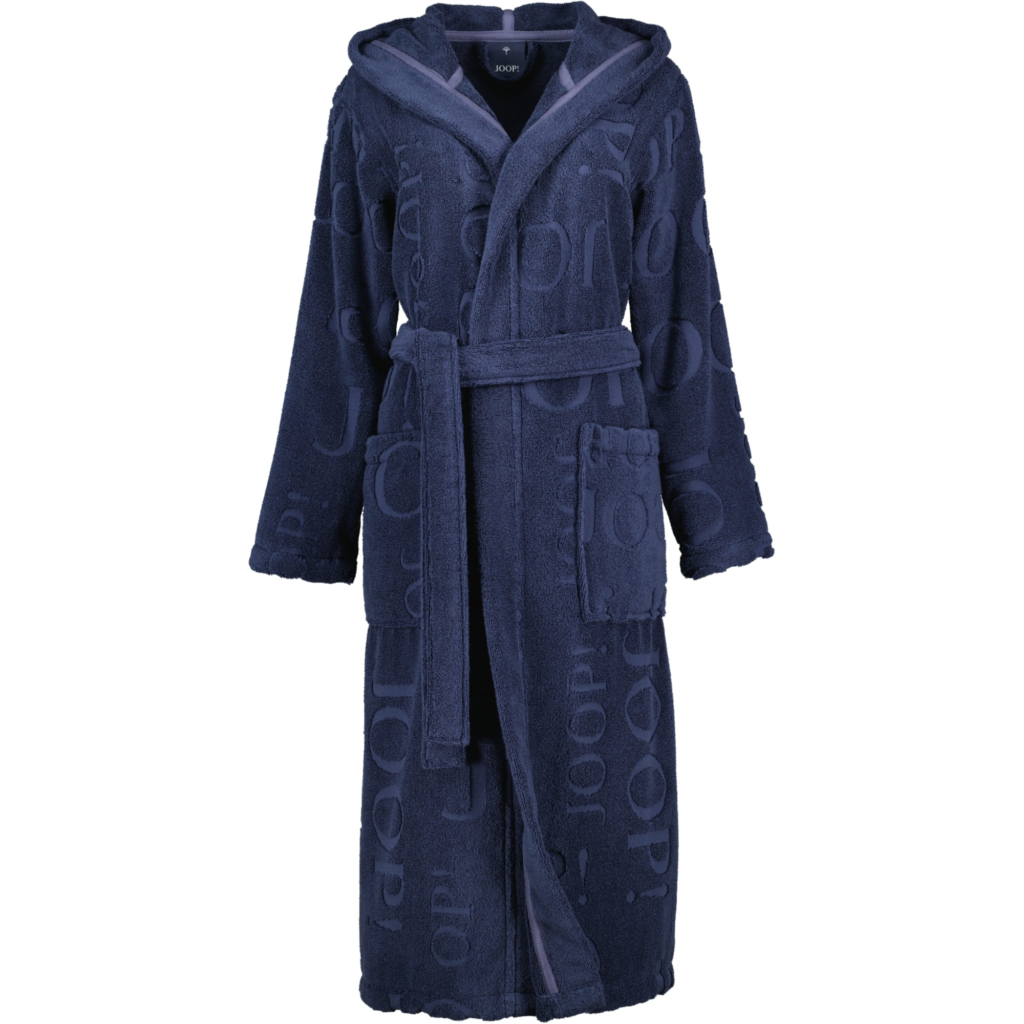 JOOP! Bademäntel Damen Kapuze 1663 blau - 175