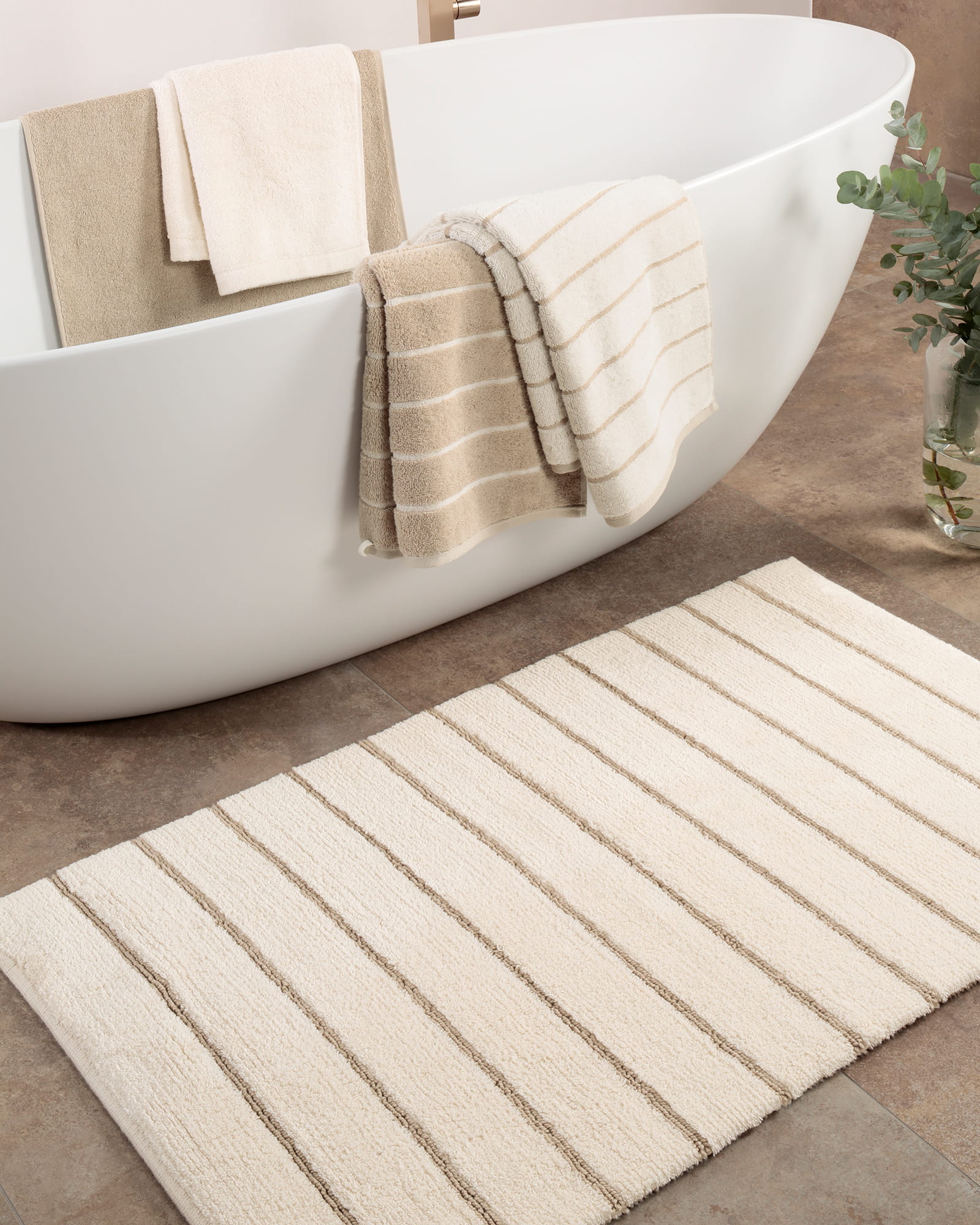 Cawö Home Badteppiche Balance Streifen 1008 natur - 33