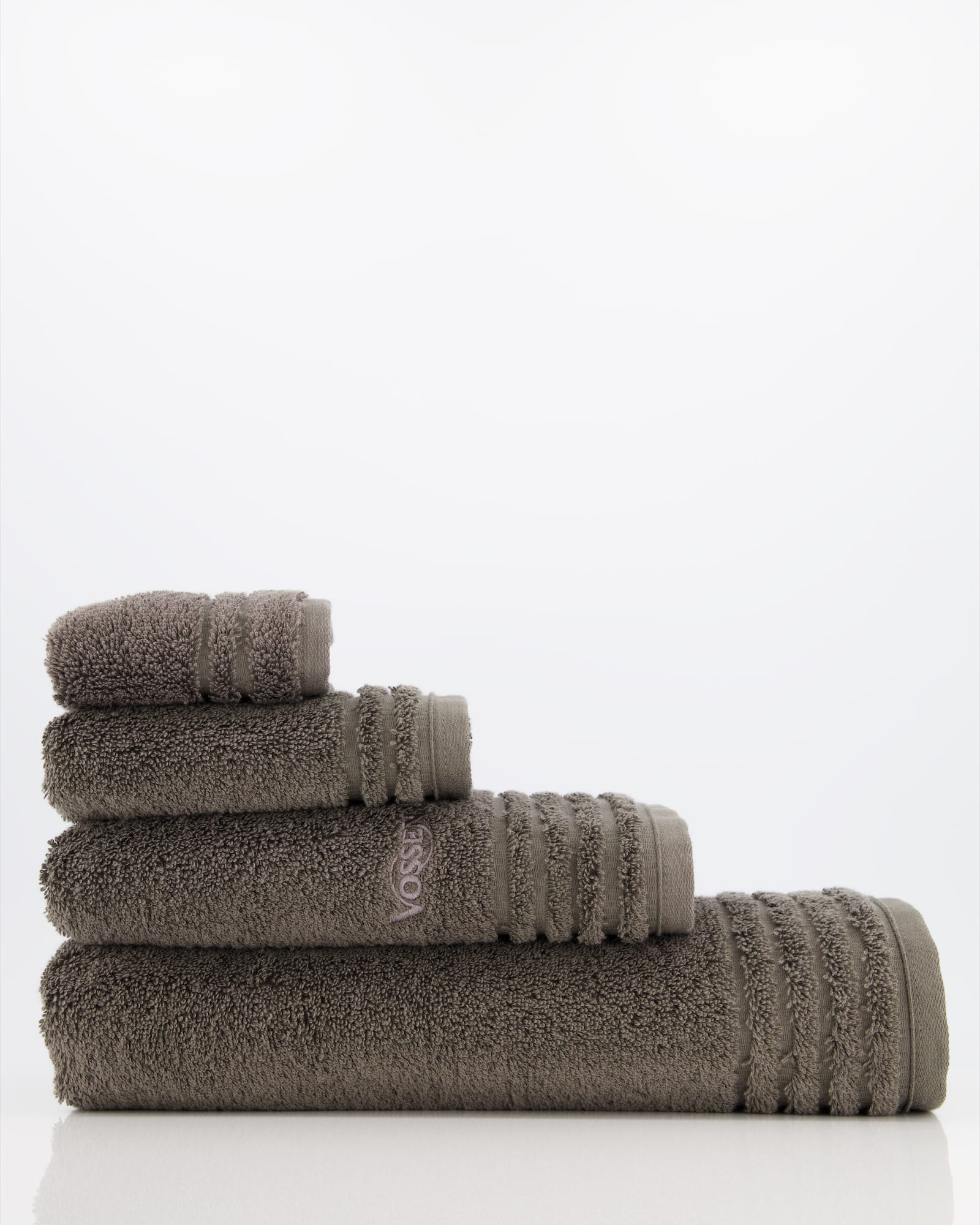 Vossen Handtücher Vienna Style Supersoft slate grey - 7420 - Seiflappen 30x30 cm