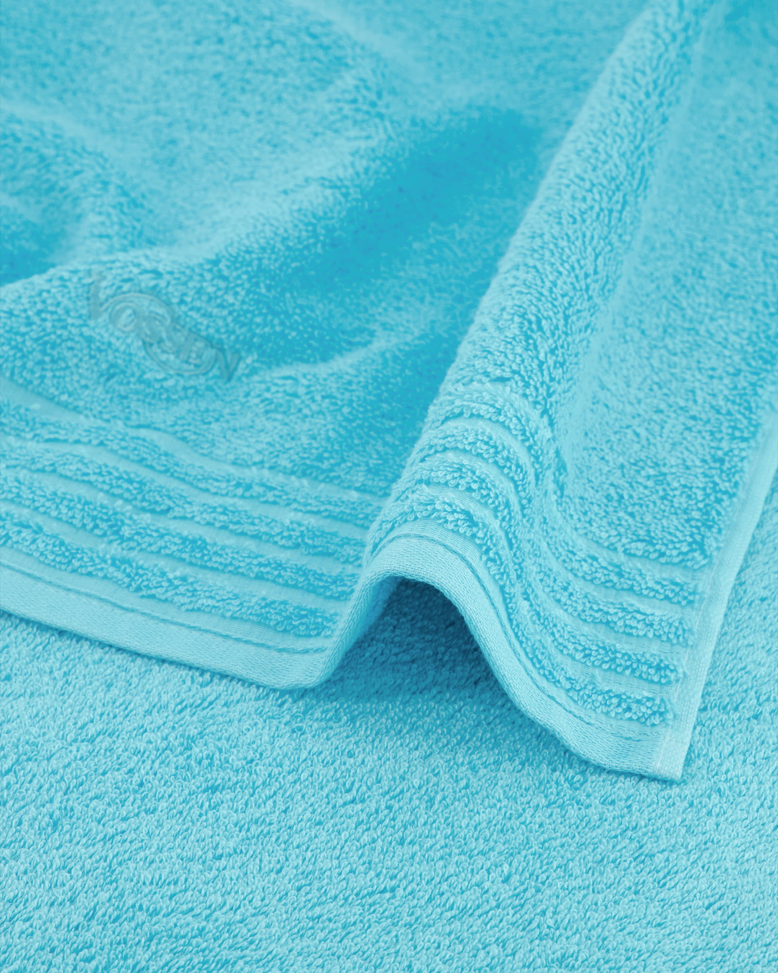 Vossen Handtücher Vienna Style Supersoft light azure - 5340 - Waschhandschuh 16x22 cm