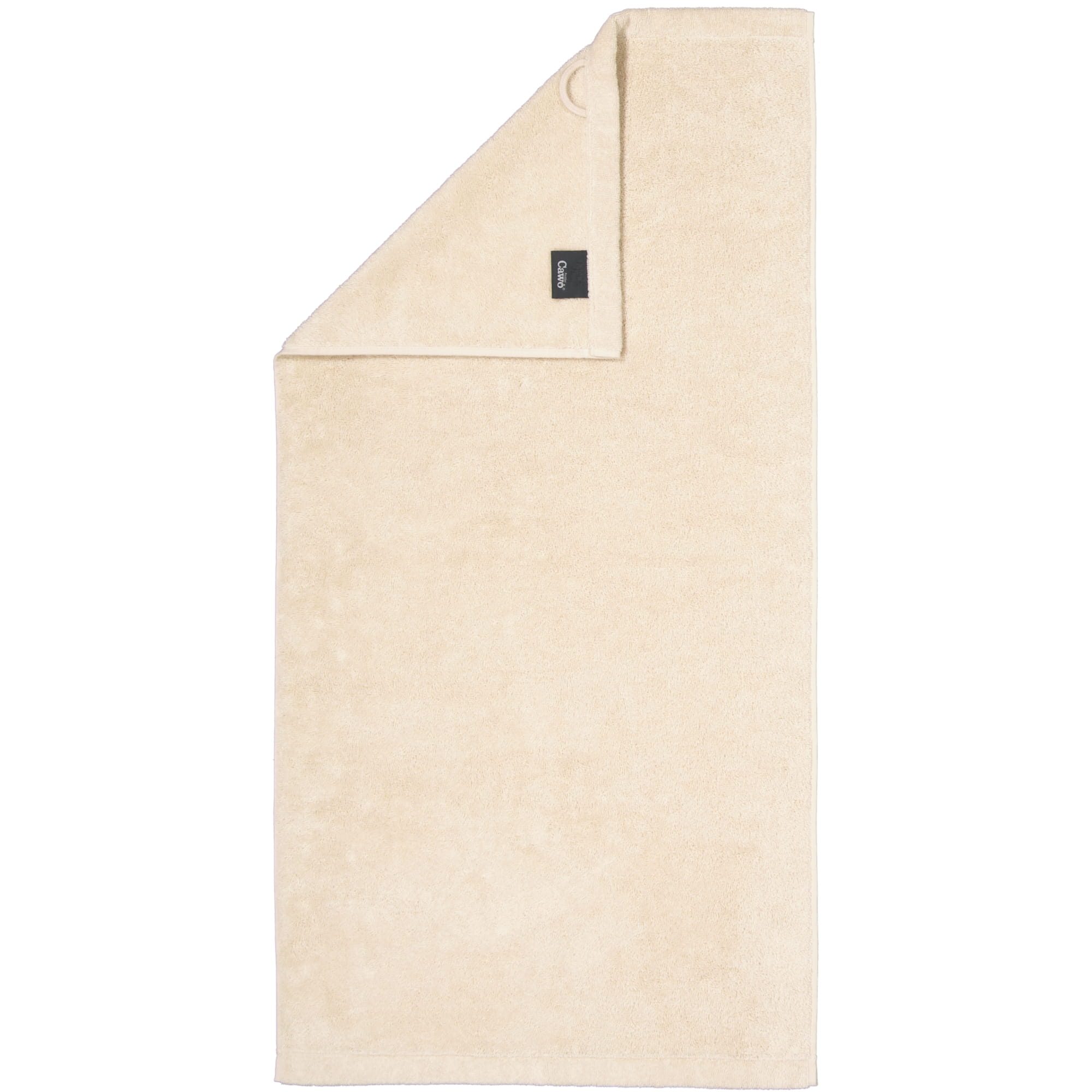 Cawö Handtücher Lifestyle Uni 7007 beige - 370 - Handtuch 50x100 cm