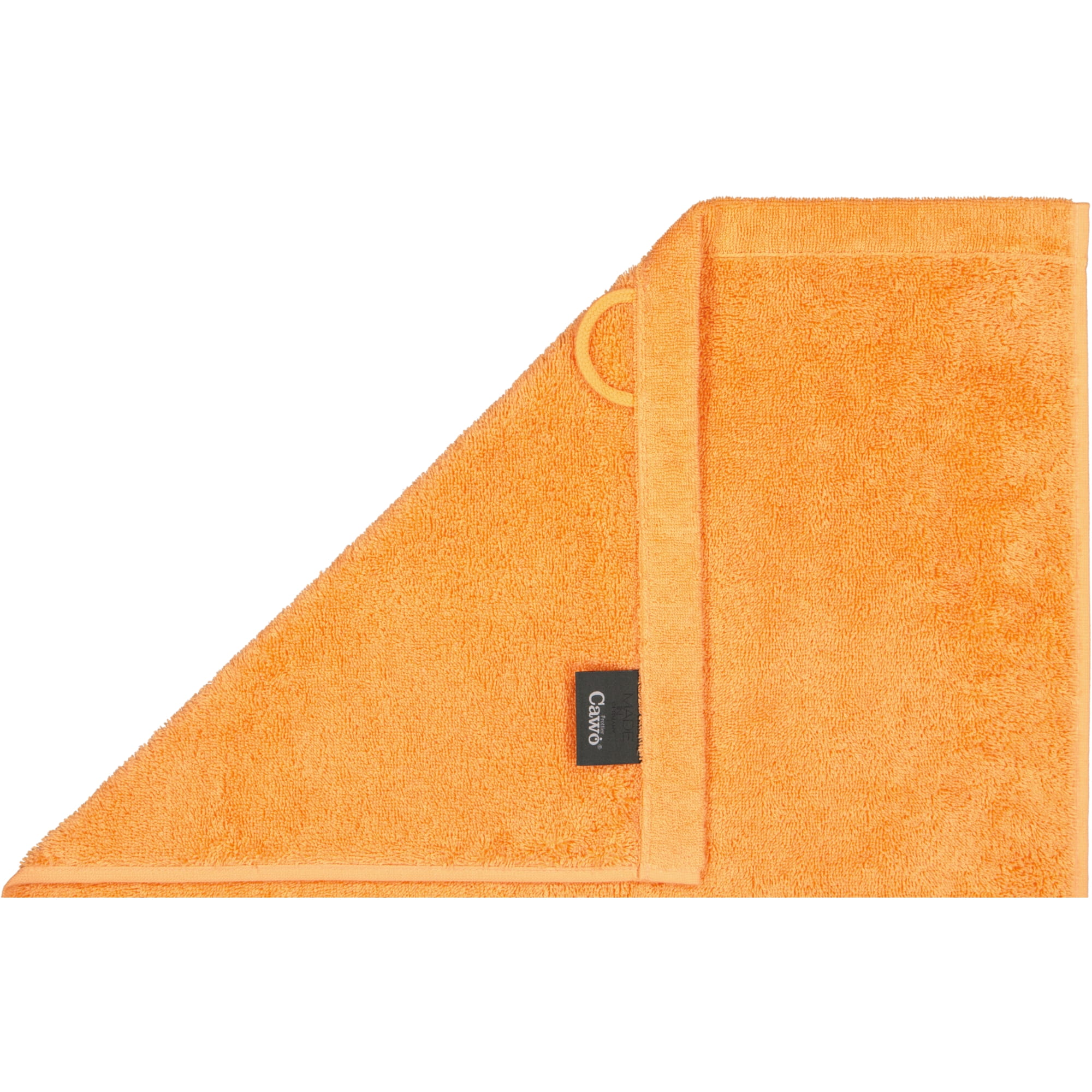 Cawö Handtücher Lifestyle Uni 7007 mandarine - 316 - Seiflappen 30x30 cm