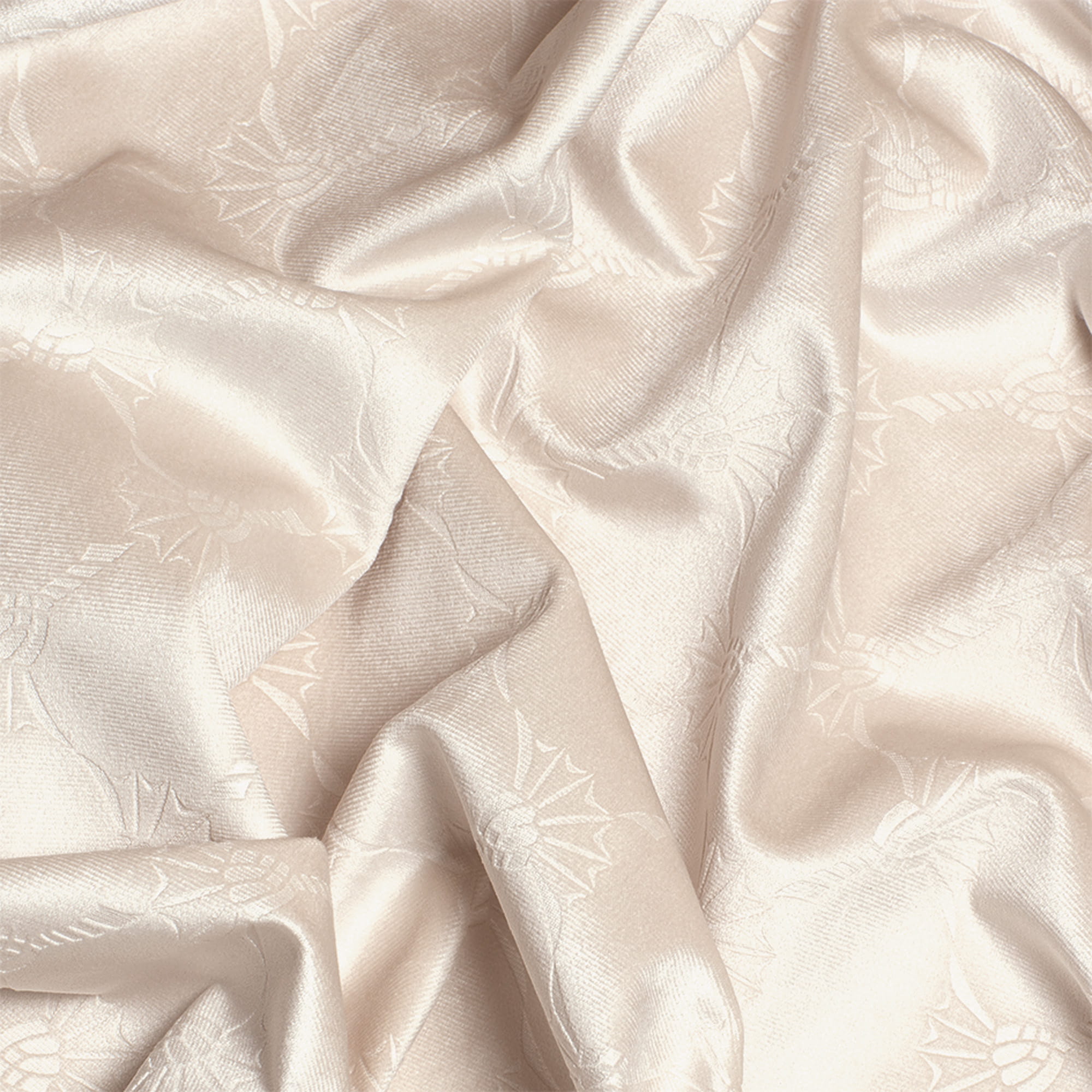 JOOP! Vorhang Gardine Emboss mit Ösen - Größe: 140x250 cm - Farbe: Natur - 030