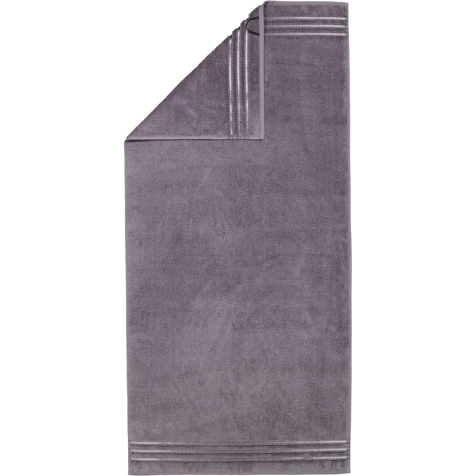 Vossen Handtücher Cult de Luxe graphit - 7660 - Duschtuch 67x140 cm