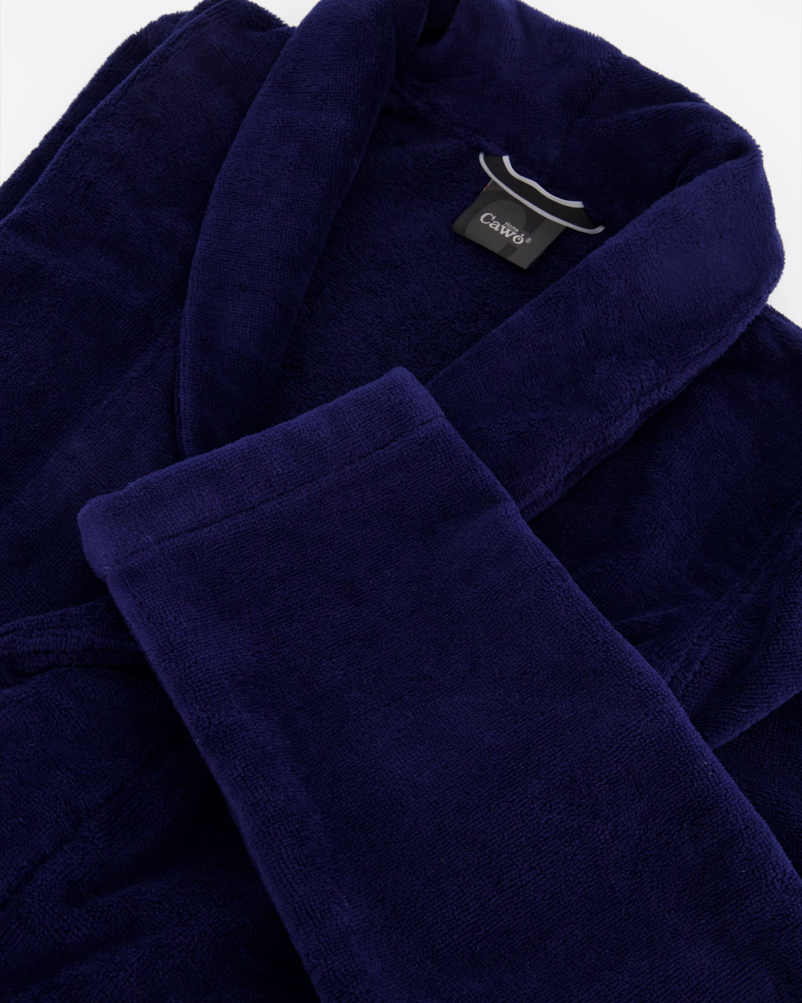 Cawö Home Damen Bademantel Schalkragen 836 - Farbe: marine - 11