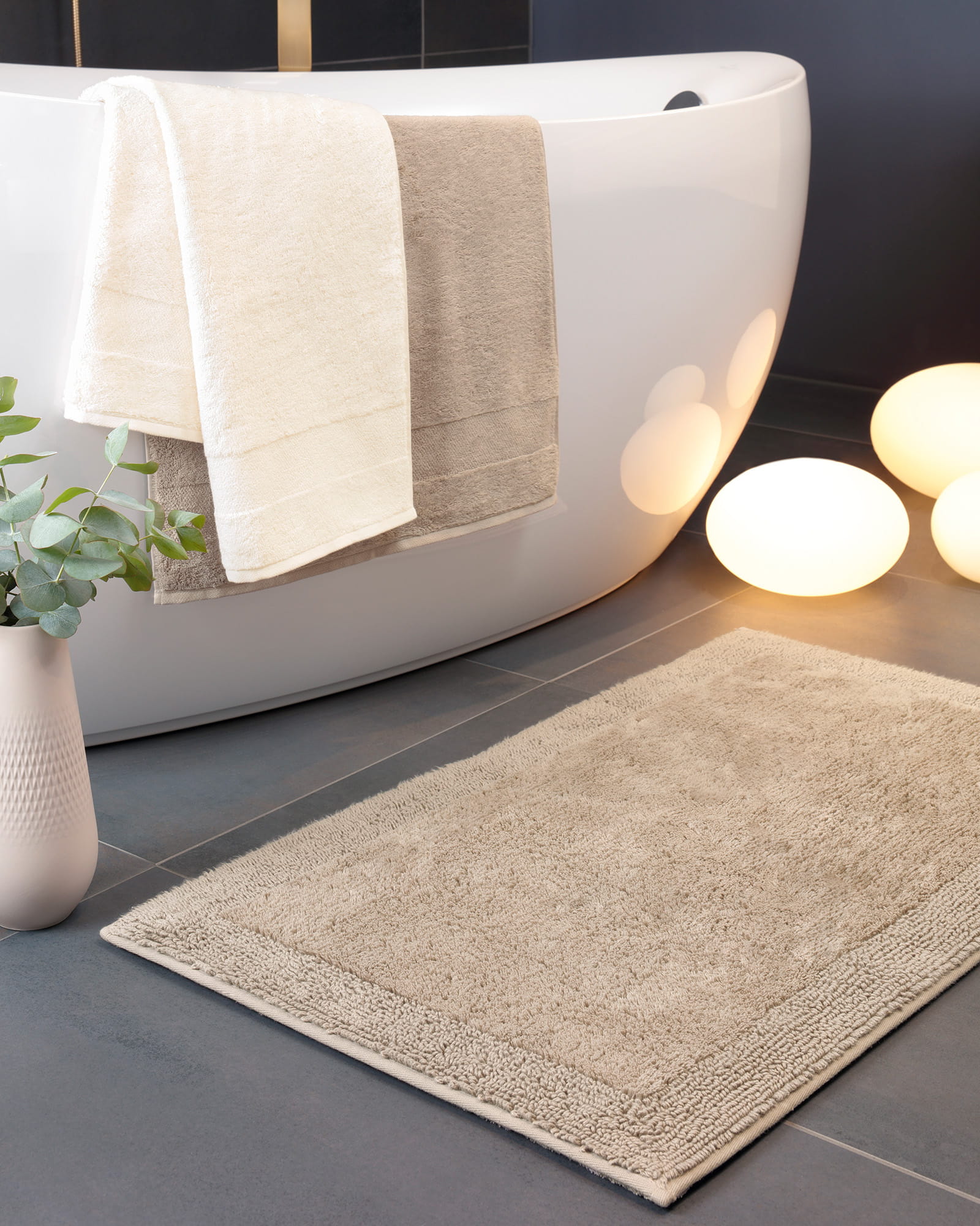 Villeroy & Boch - Badteppich Coordinates Charisma 2555 - Farbe: sand - 339
