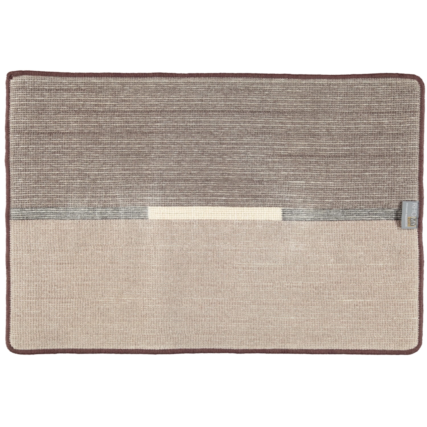 Rhomtuft RHOMY - Badteppich Mira 257 - Farbe: kaffee - 411 - 60x90 cm