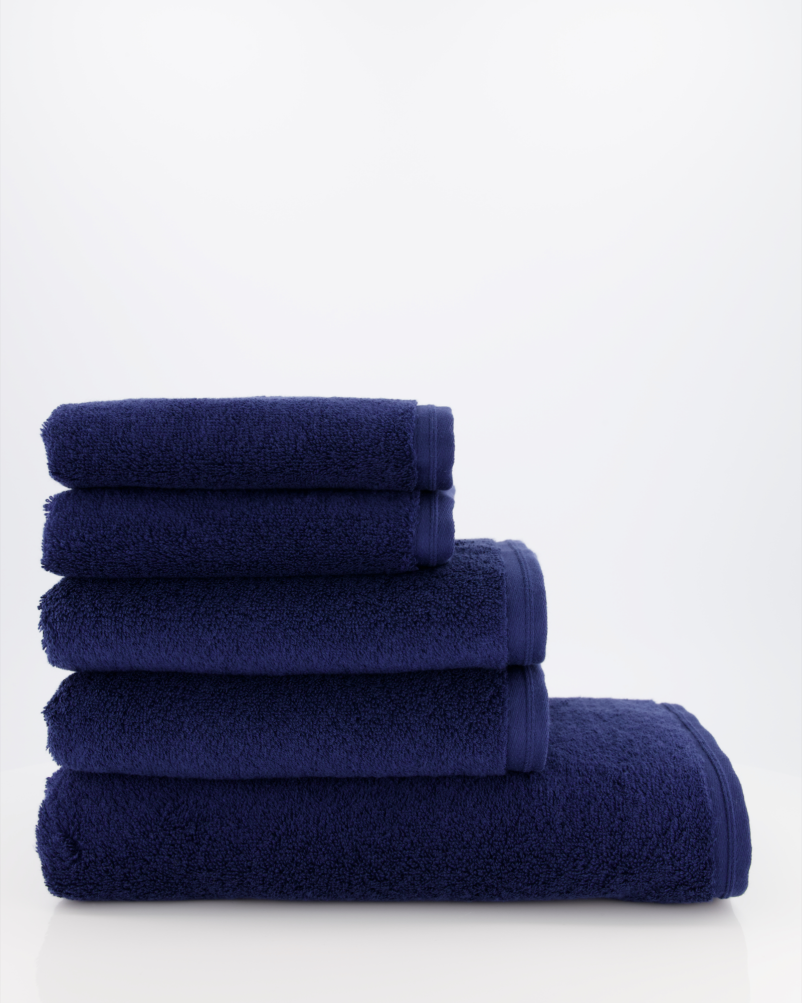 Vossen Handtücher Vegan Life marine blau - 4930 - Seiflappen 30x30 cm