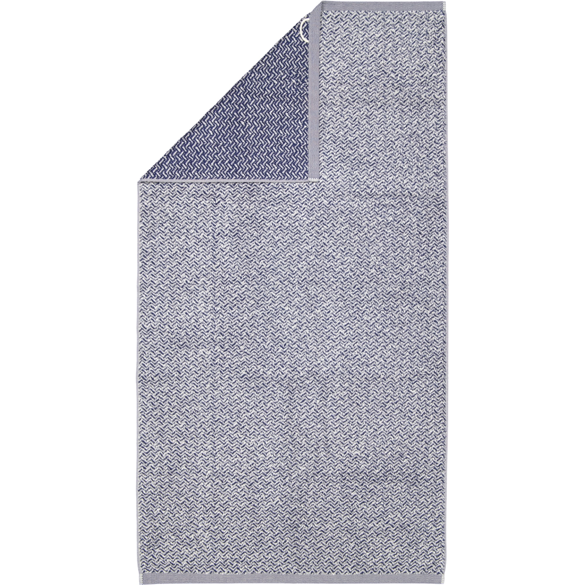 Möve Handtücher Brooklyn Fischgrat nature/deep sea - 042 - Duschtuch 80x150 cm