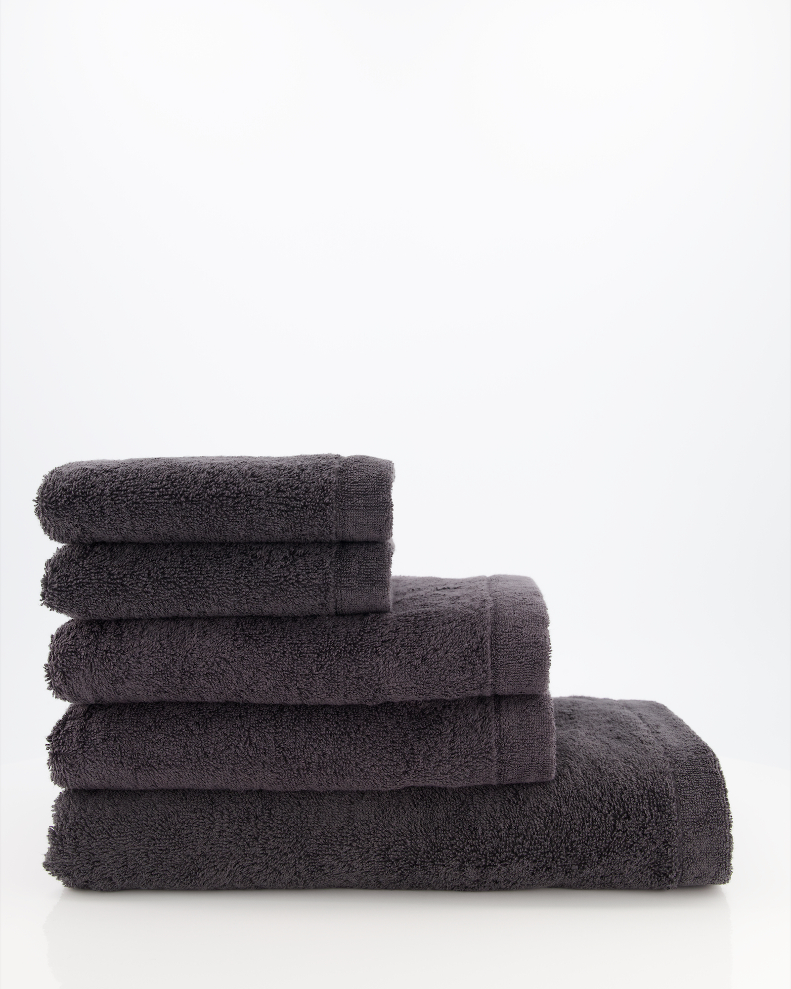 Cawö Handtücher Lifestyle Uni 7007 basalt - 740 - Seiflappen 30x30 cm