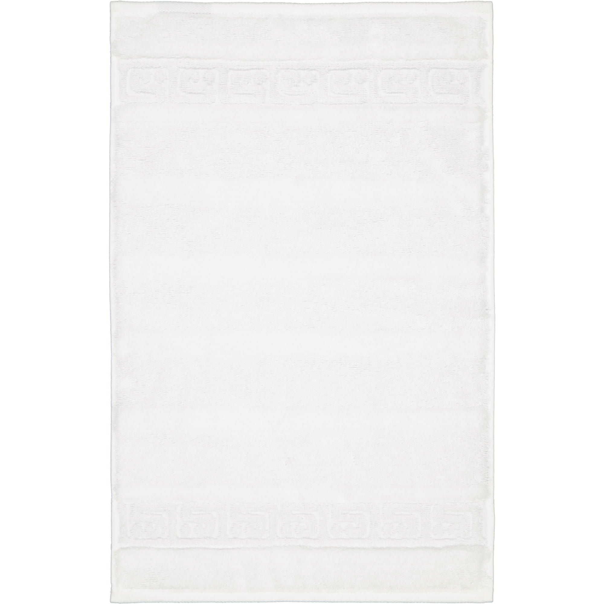 Cawö - Noblesse Uni 1001 - Farbe: 600 - weiß - Gästetuch 30x50 cm