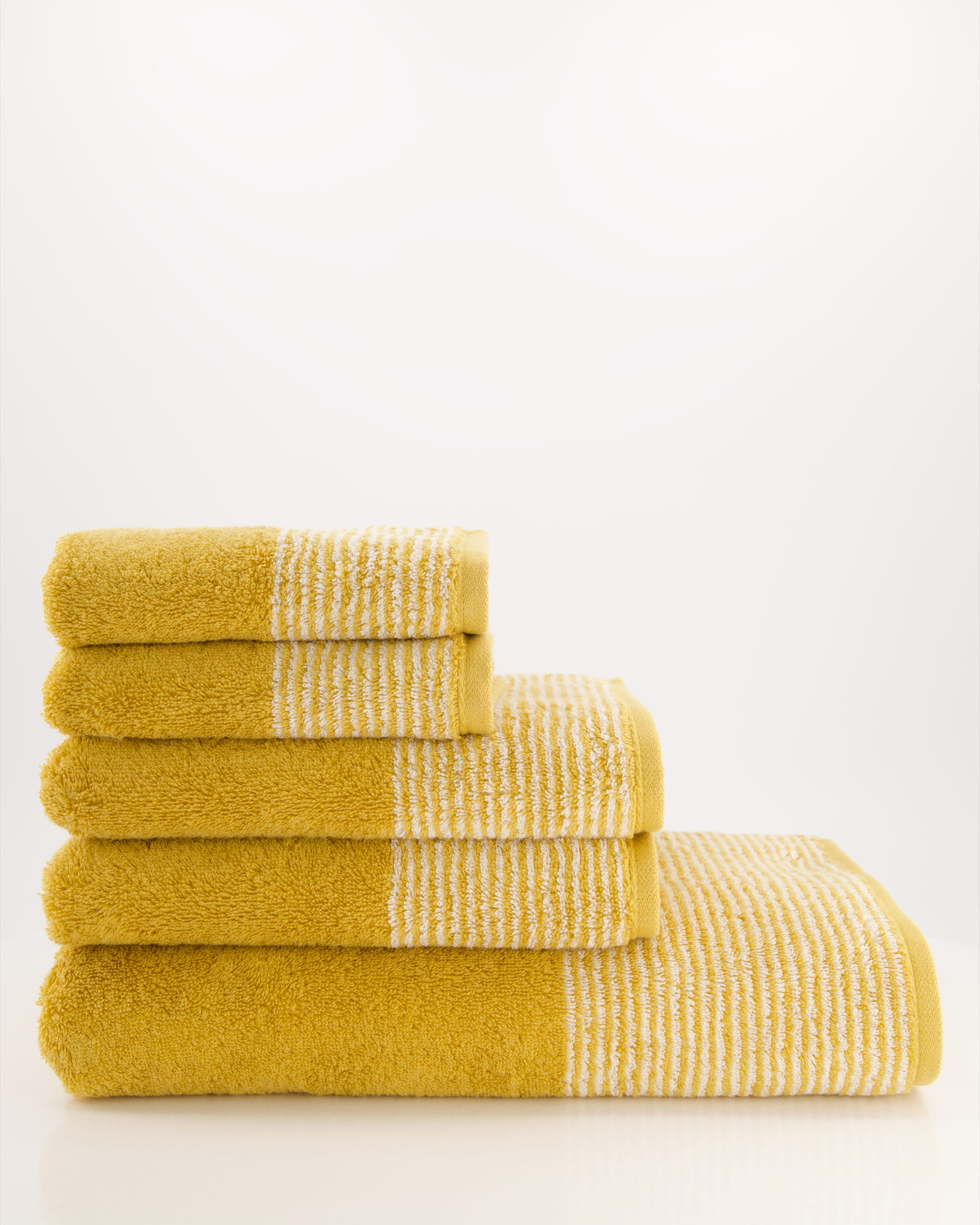 Cawö Handtücher Luxury Home Two-Tone 590 gold - 53 - Waschhandschuh 16x22 cm