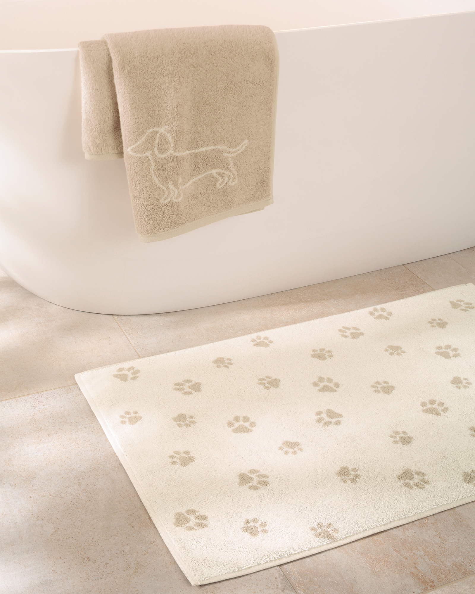 Cawö Home Geschirrtücher Cuisine WE LOVE DOGS 6246 schwarz/beige - 93 - 50x70 cm
