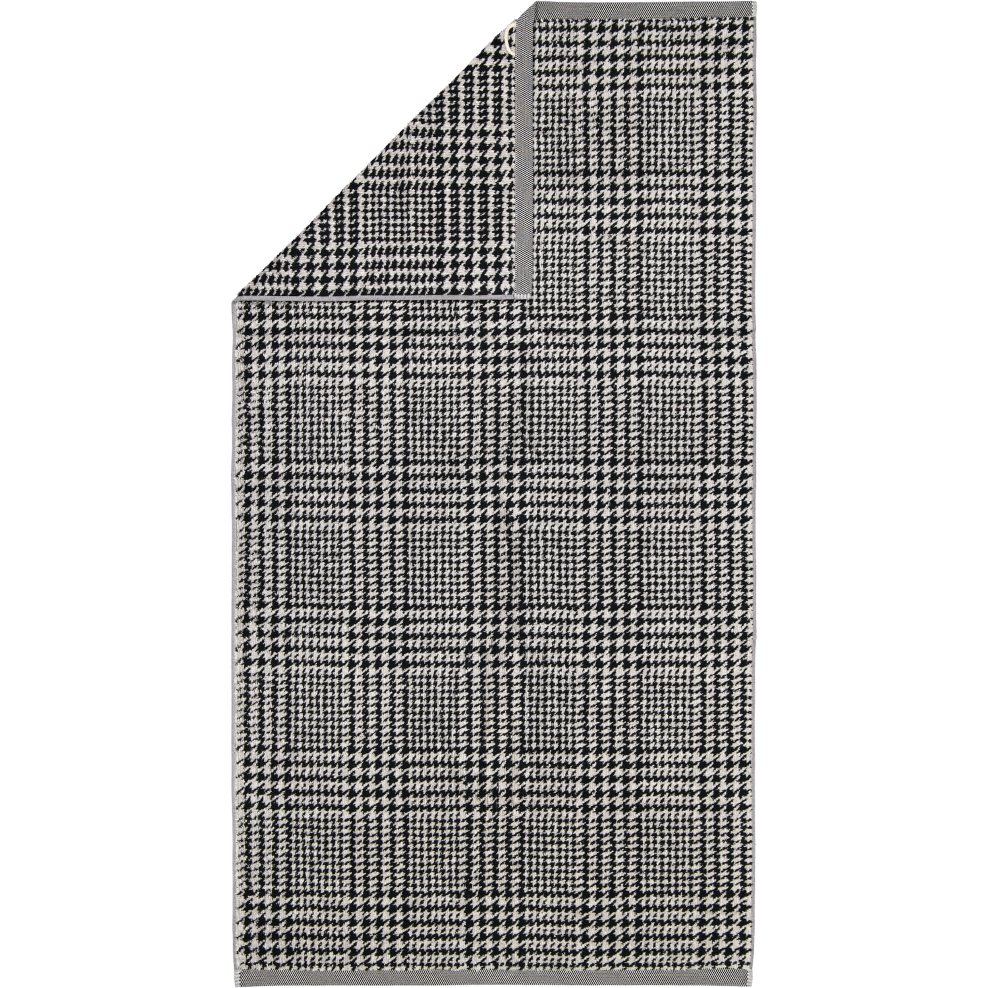 Möve - Brooklyn Glencheck - Farbe:  nature/black - 081 (1-0569/8970) - Duschtuch 80x150 cm