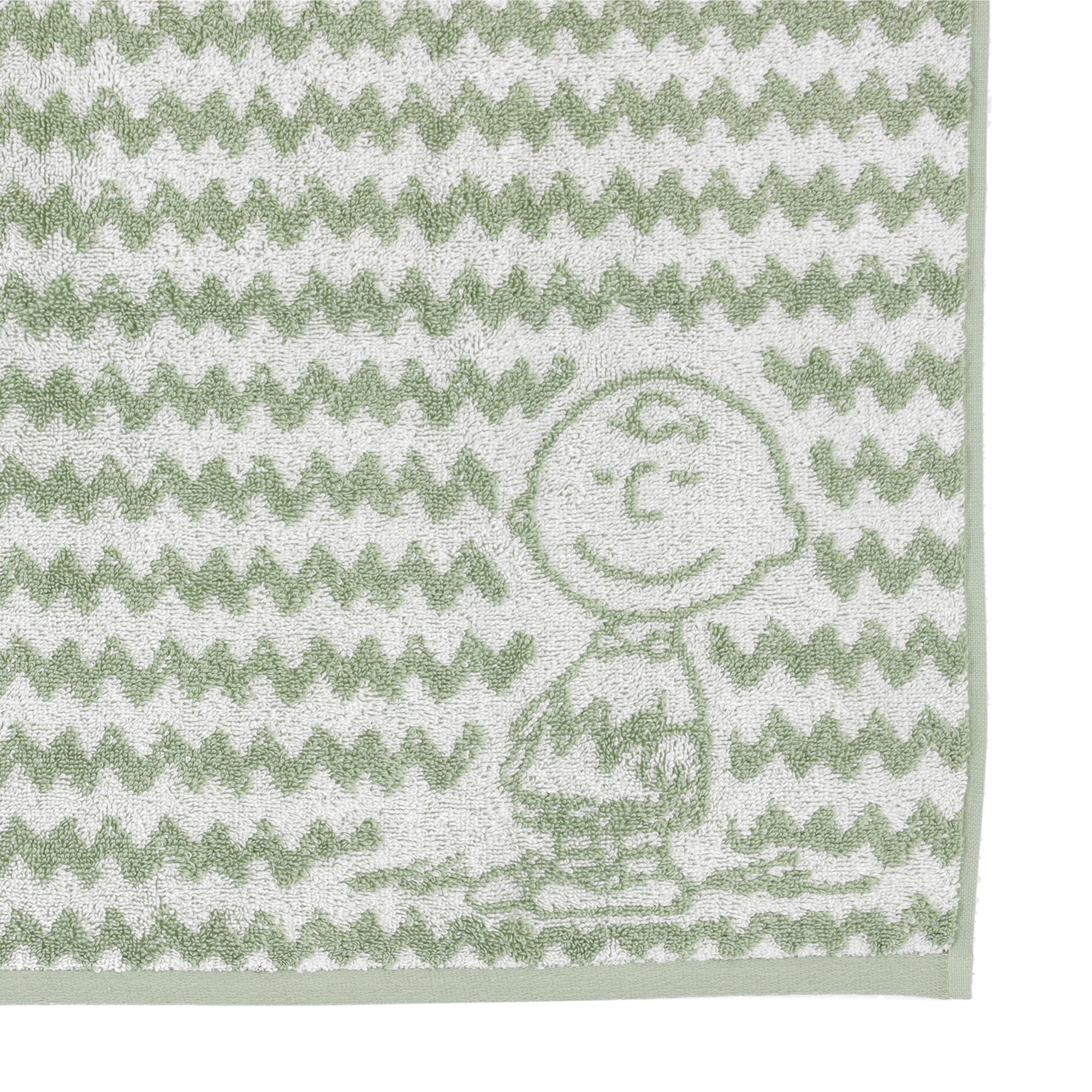 Vossen Handtücher PEANUTS Charlie Brown eucalyptus - 5285 - Duschtuch 67x140 cm