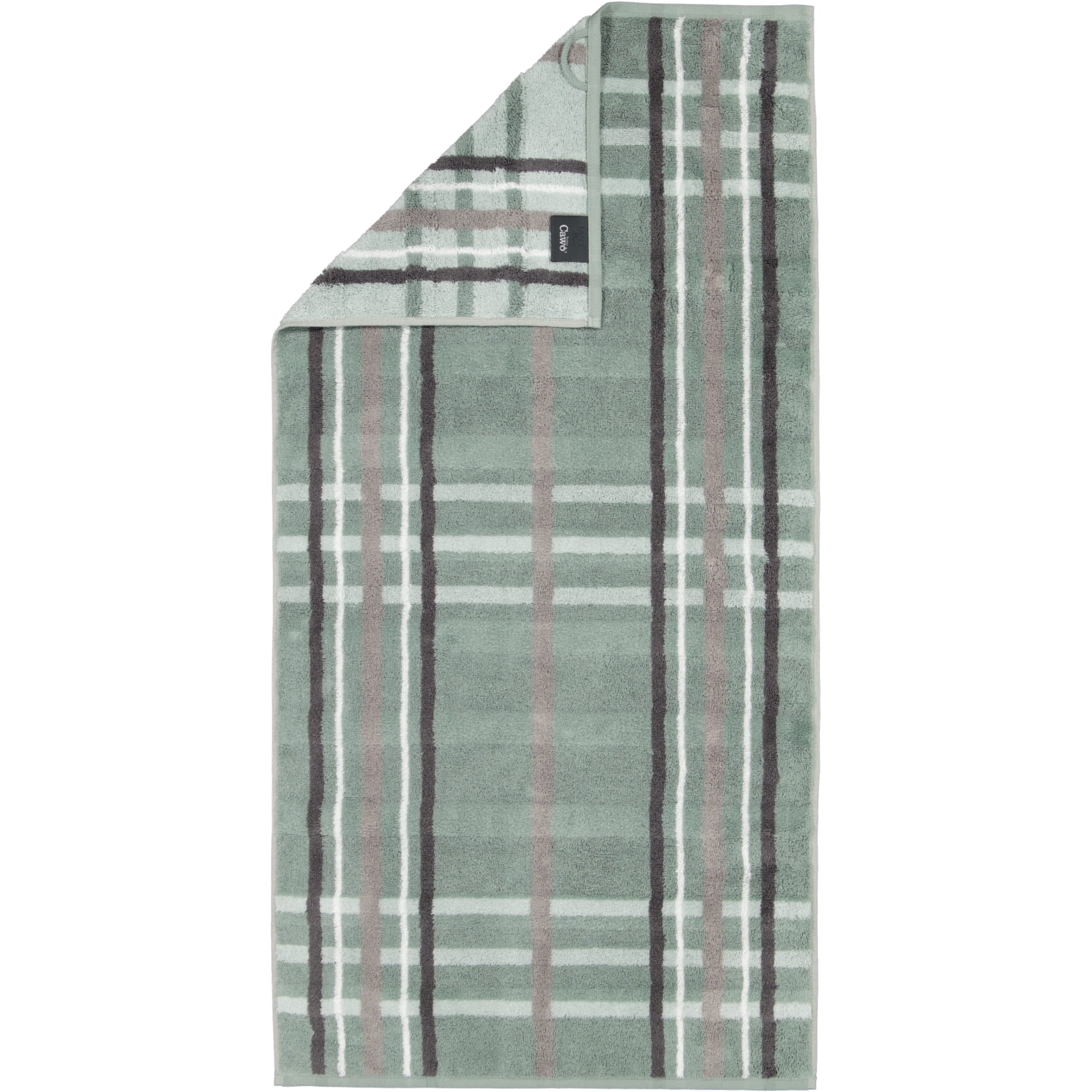 Cawö Handtücher Noblesse Check 1089 nordic green - 44 - Handtuch 50x100 cm