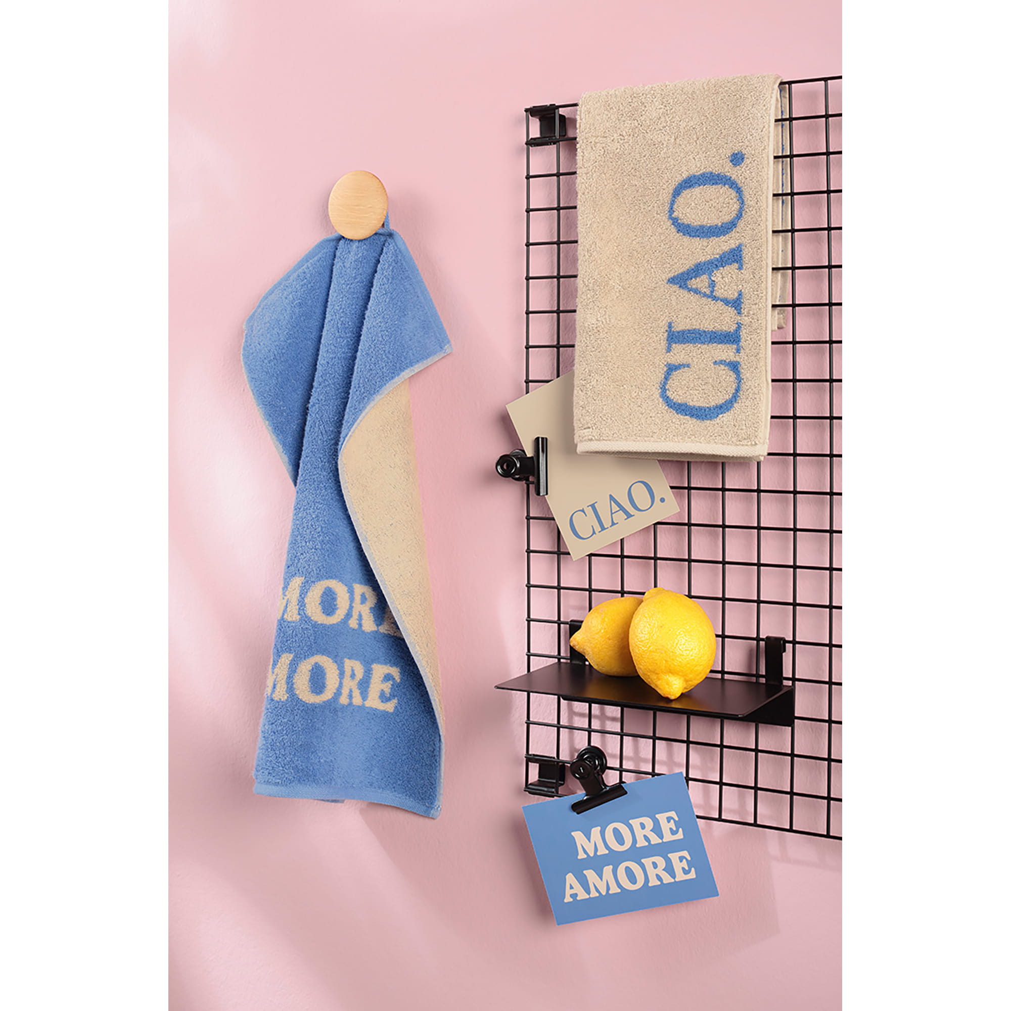 Cawö Gästetücher Postcard Towels Edition 100 MORE AMORE - 10 - Gästetuch 30x50 cm