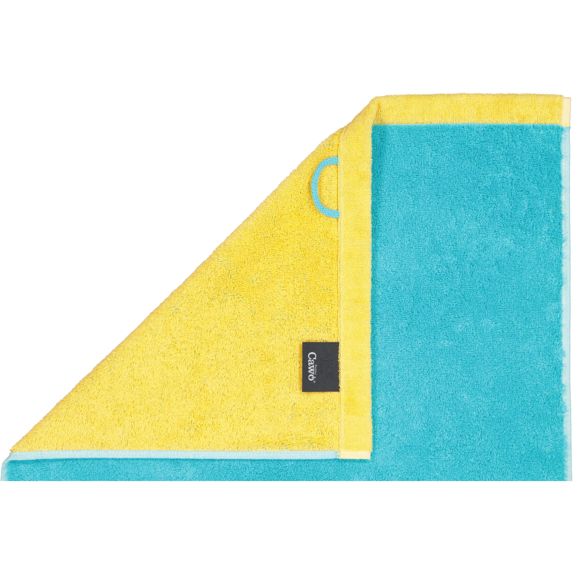 Cawö Handtücher Lifestyle Splash 7071 türkis/apricot - 15 - Duschtuch 70x140 cm