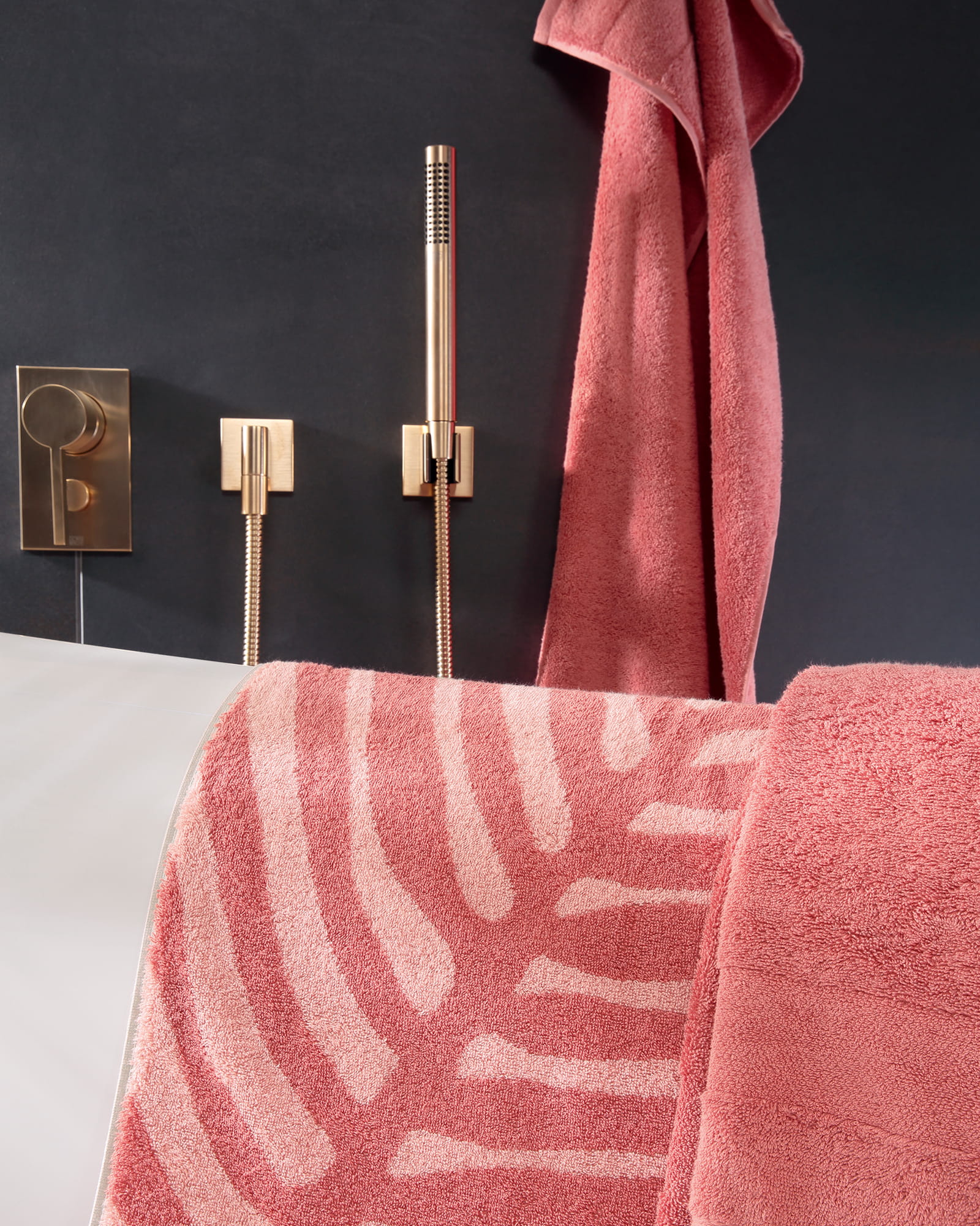 Villeroy & Boch Handtücher Coordinates Leaf 2558 - Farbe: coral - 22