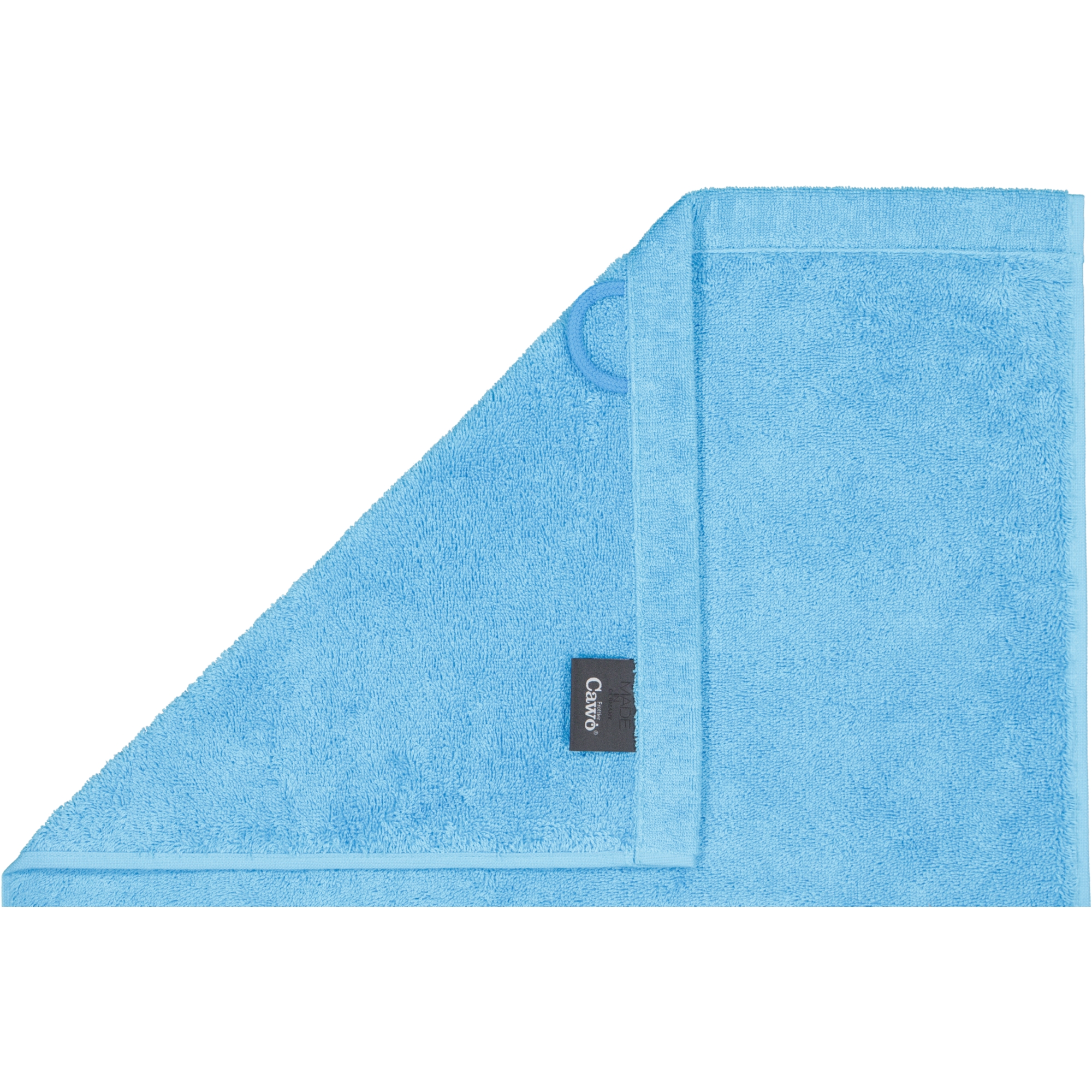 Cawö Handtücher Lifestyle Uni 7007 malibu - 177 - Seiflappen 30x30 cm