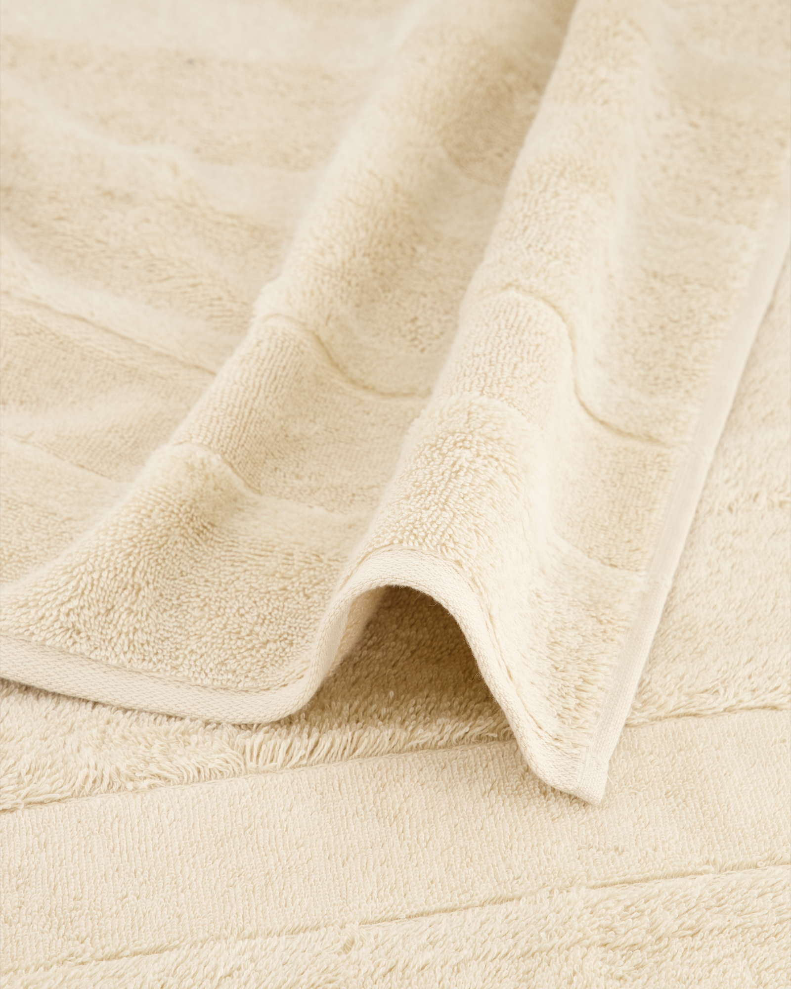 Cawö Handtücher Noblesse2 Uni 1002 beige - 370 - Waschhandschuh 16x22 cm