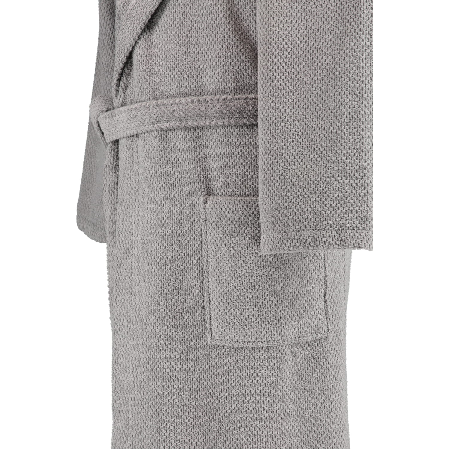 Rhomtuft - Bademantel Baronesse unisex - Farbe: kiesel - 85
