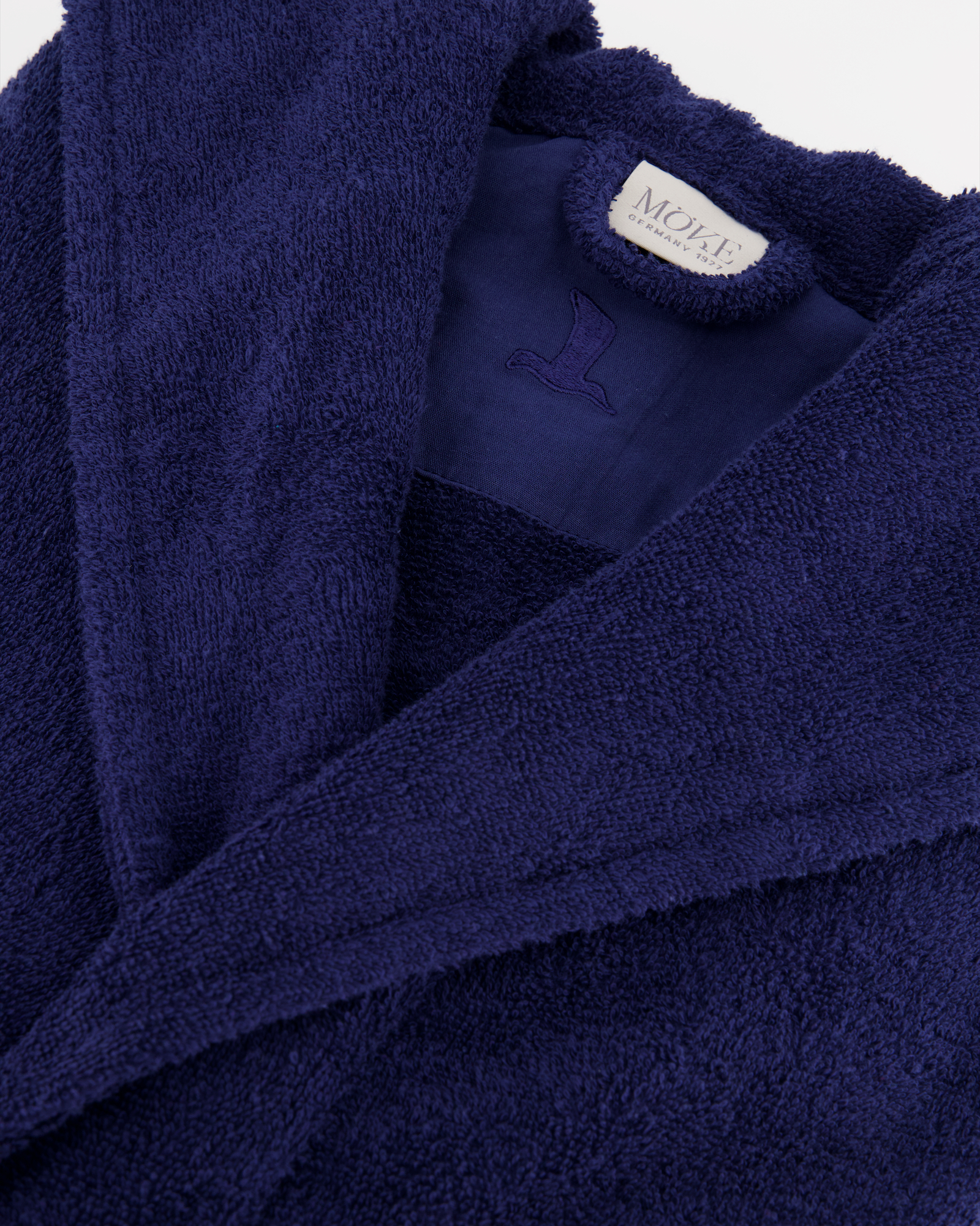 Möve Bademäntel unisex Kapuze Superwuschel deep sea - 596 - L