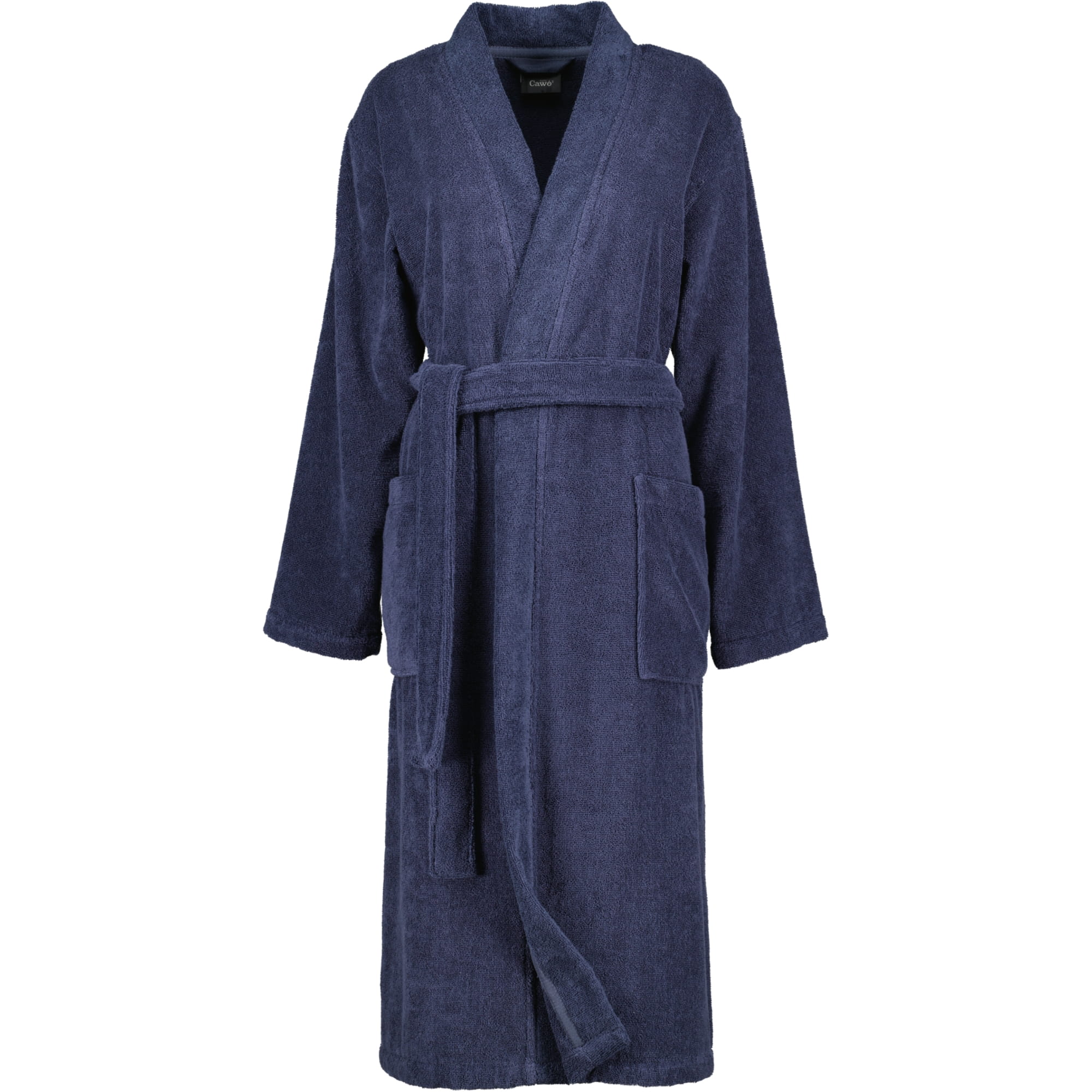 Cawö Home Damen Bademantel Kimono 826 - Farbe: blau - 17