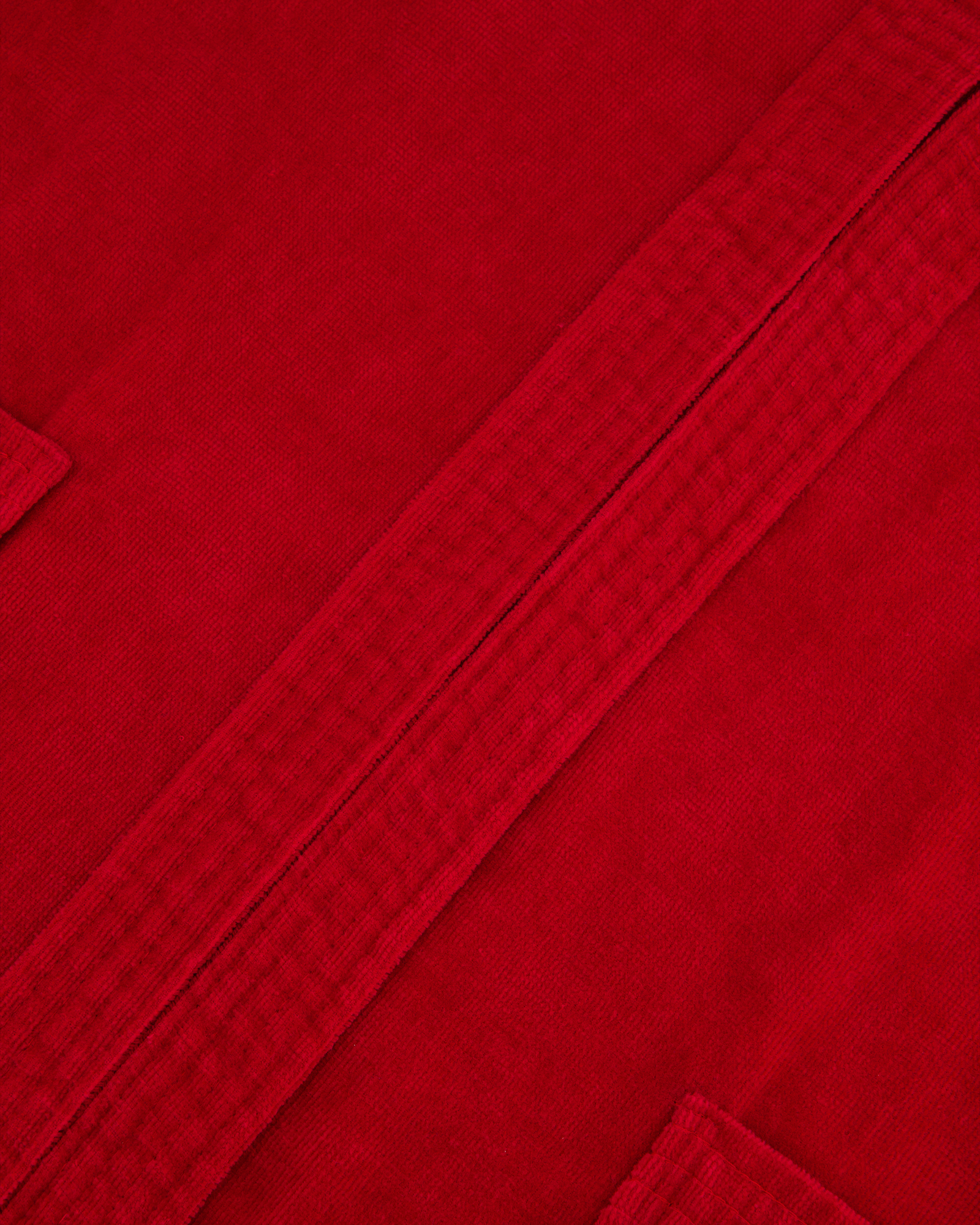 Vossen Bademäntel unisex Kurzmantel mit Kapuze Texas rubin - 3900 - XS