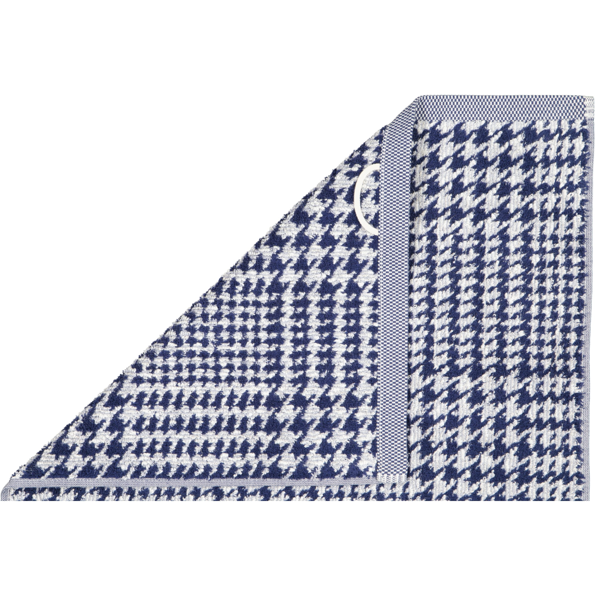 Möve Handtücher Brooklyn Glencheck nature/deep sea - 042 - Handtuch 50x100 cm