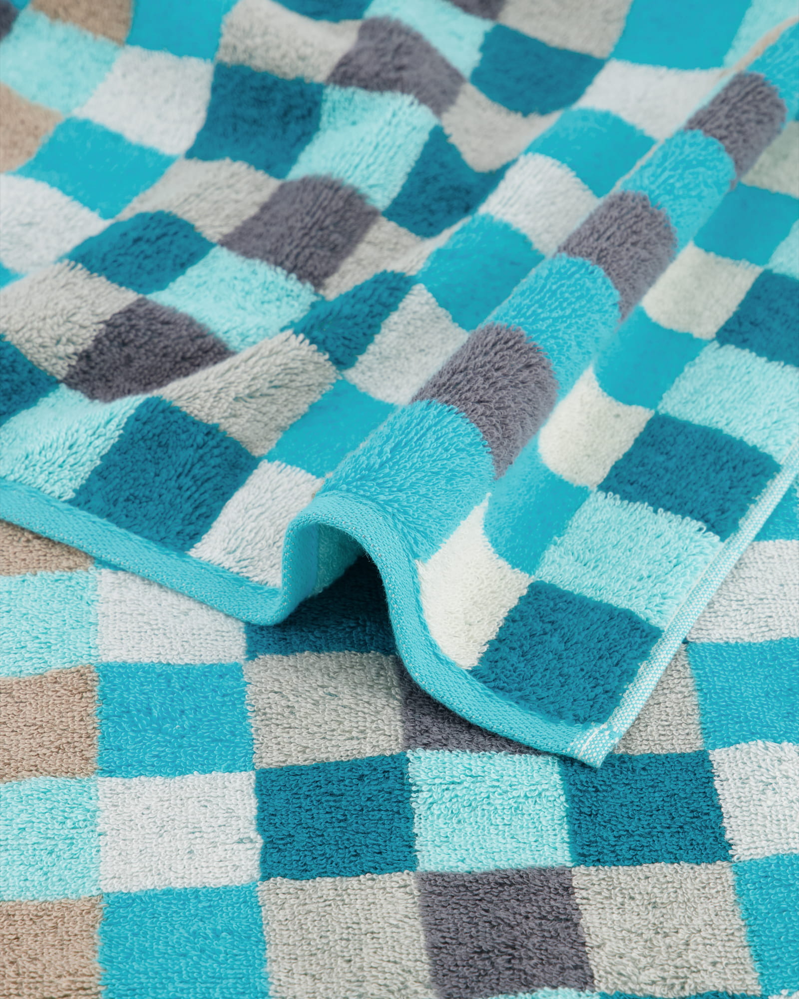 Cawö - Unique Karo 942 - Farbe: türkis - 44