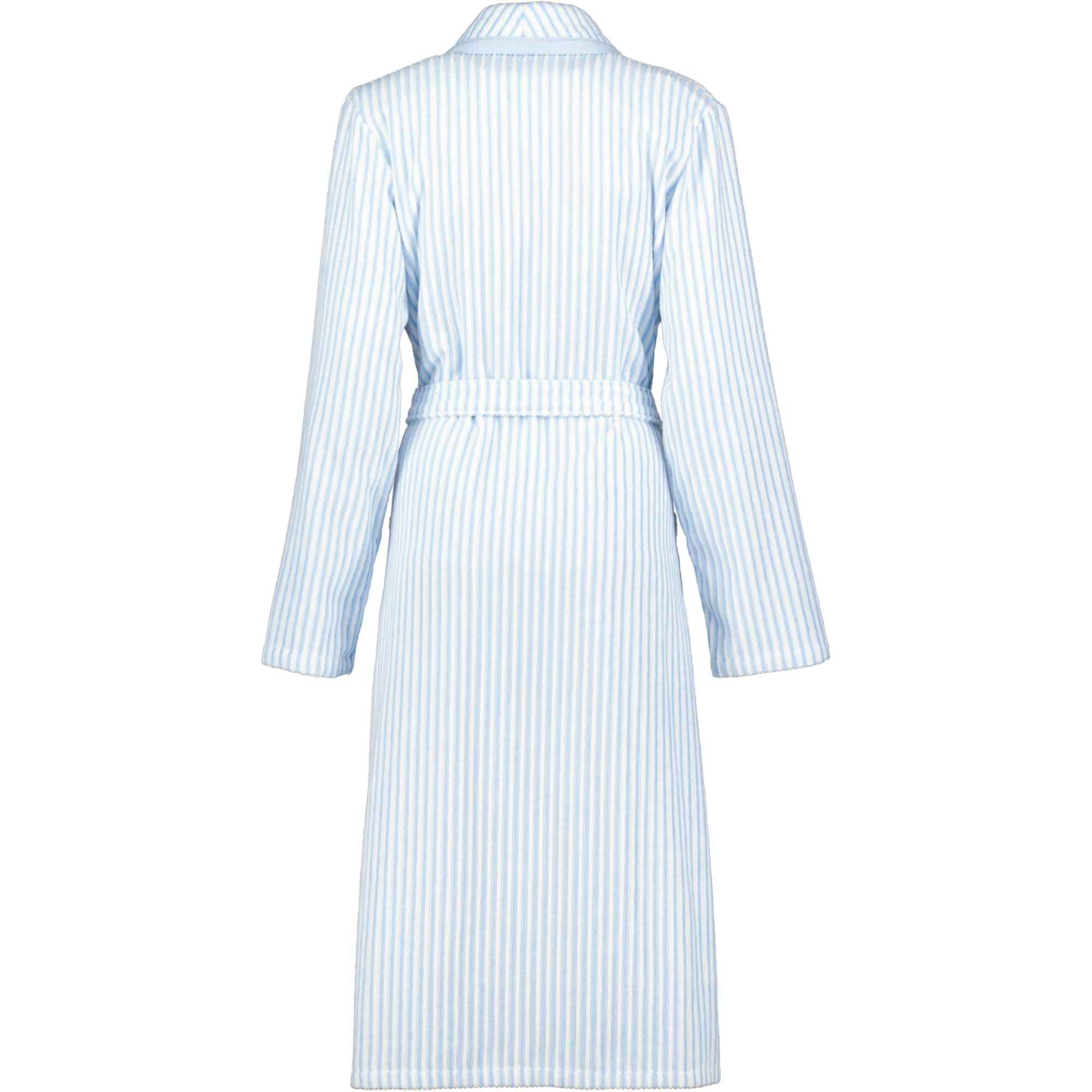 Cawö - Damen Bademantel Schalkragen 3423 - Farbe: mittelblau - 11 - L