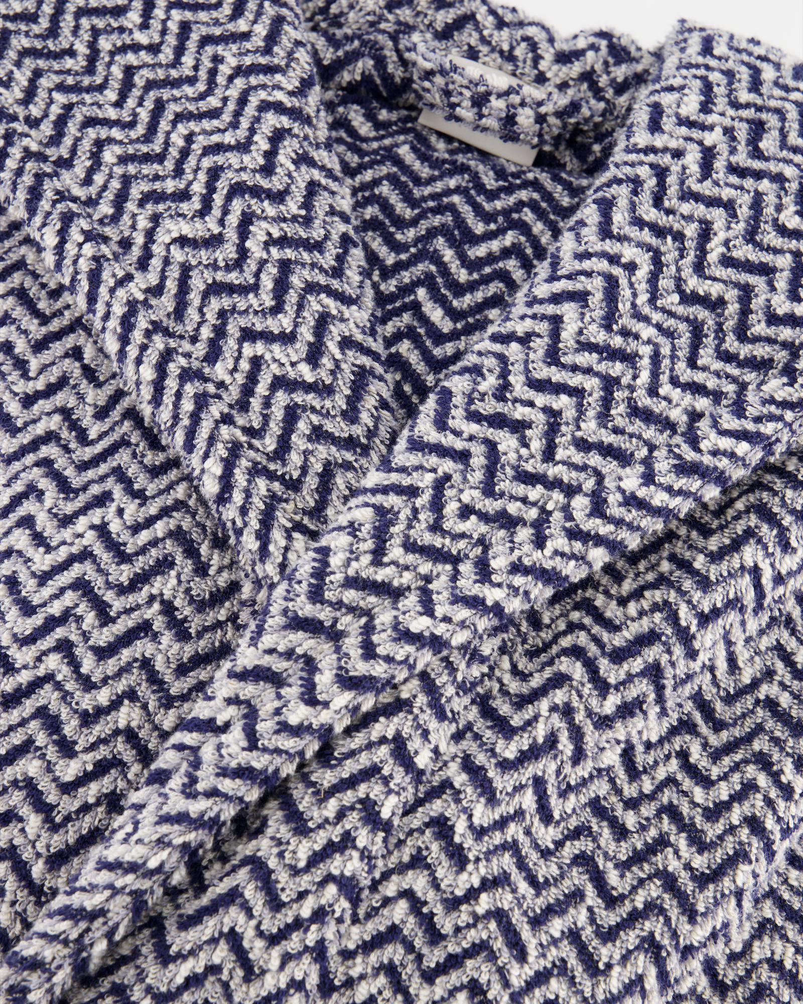Möve unisex Kapuze Brooklyn Fischgrat nature/deep sea - 042 - XL